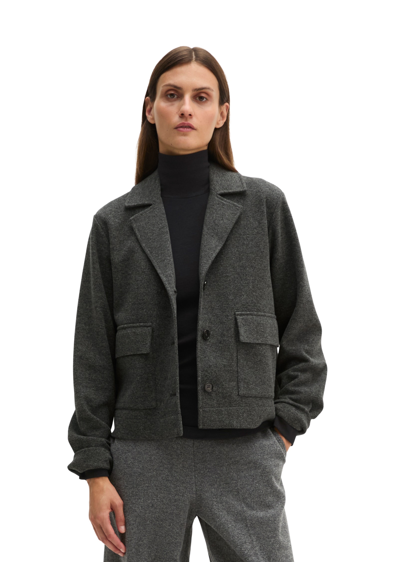 Marc O'Polo Jerseyblazer »Bio-Baumwolle-Polyester-Viskose-Stretch-Mix«