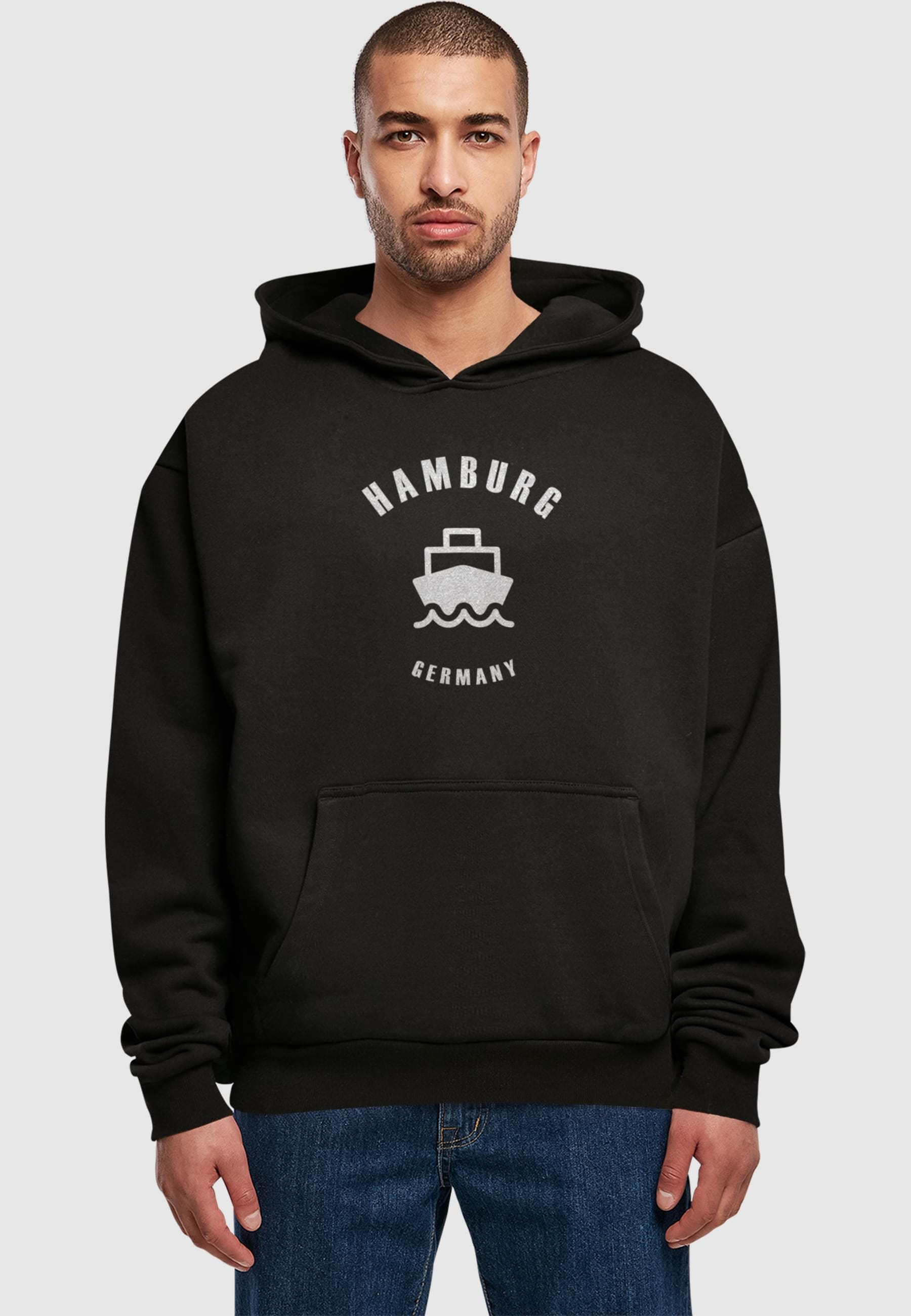 Merchcode Kapuzensweatshirt »Merchcode Herren Hamburg X Ultra Heavy Hoody«, (1 tlg.)