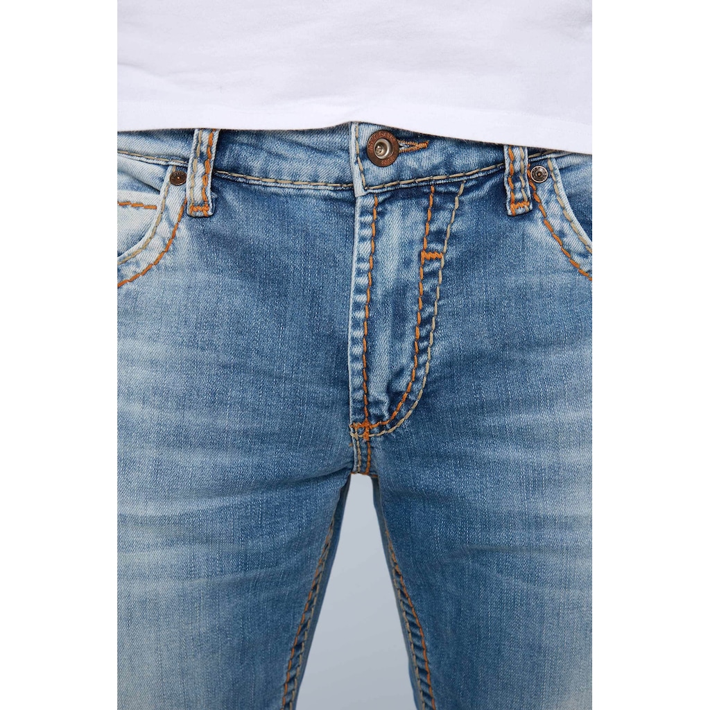 CAMP DAVID Regular-fit-Jeans, mit breiten Nähten