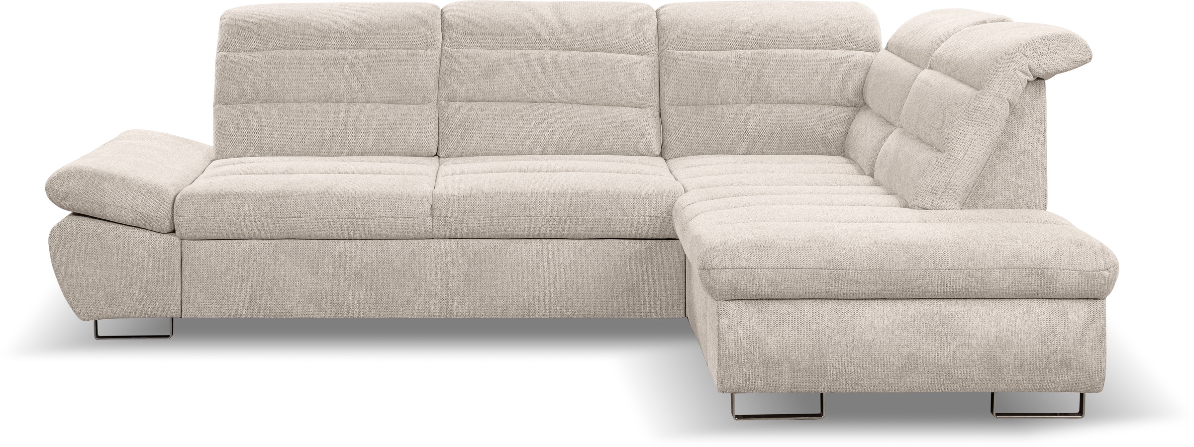 WERK2 Ecksofa "Roma L-Form", Sofa mit Schlaffunktion, Sitztiefenverstellung günstig online kaufen