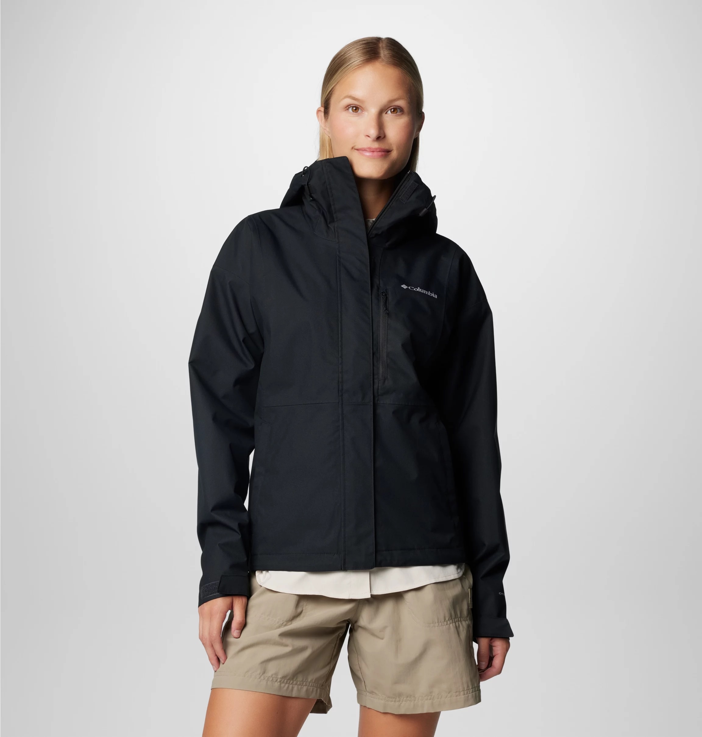 Columbia Funktionsjacke "Hikebound II Jacket" mit Kapuze mit Reißverschlusstaschen und Brusttasche, wasserdicht, atmungsaktiv