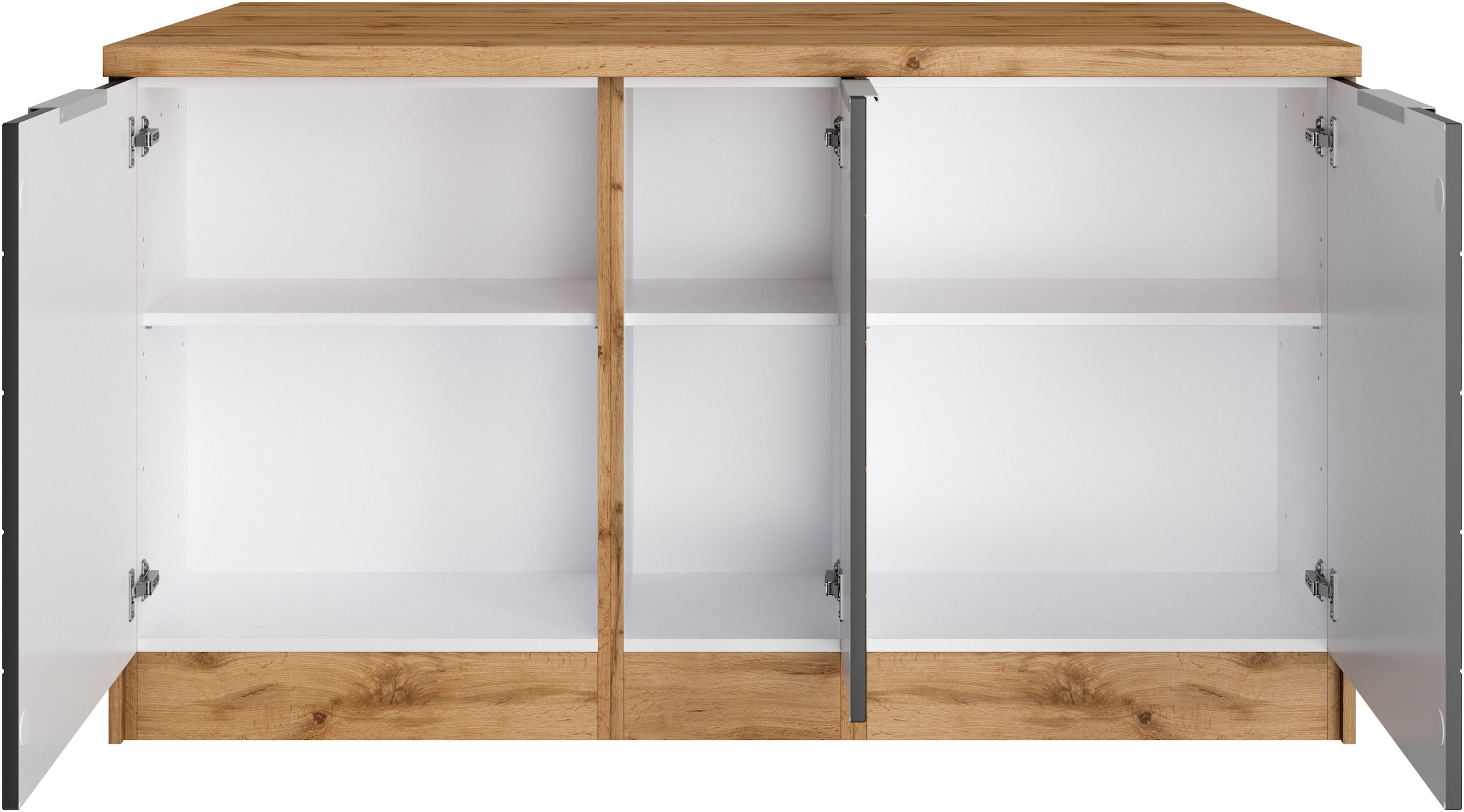 KOCHSTATION Kücheninsel »KS-Luhe, Breite 153 cm, mit Flaschenregal«, MDF-Fronten, Arbeitsplatte 38mm stark