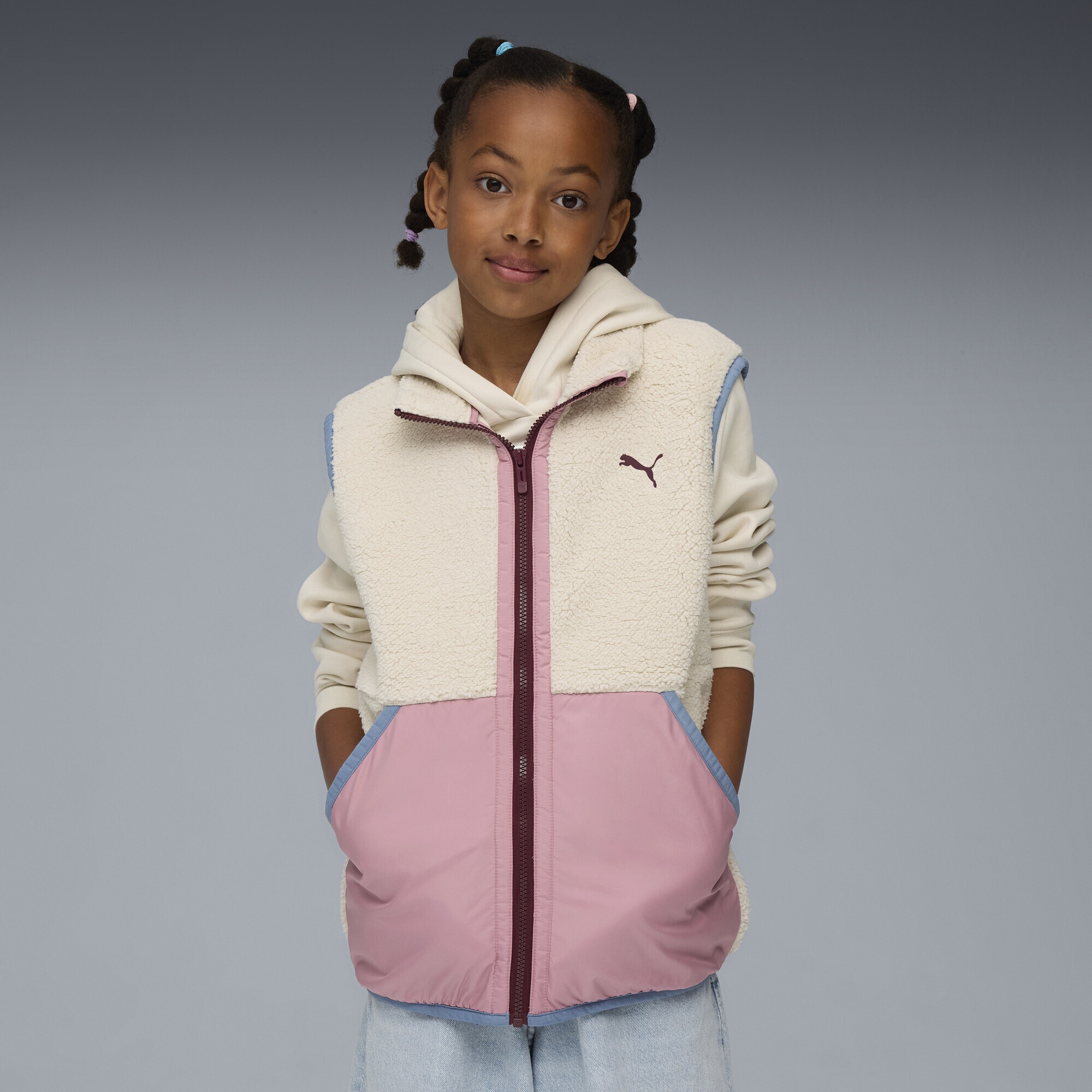 PUMA Funktionsweste »Hybrid Sherpa Weste Jugendliche«