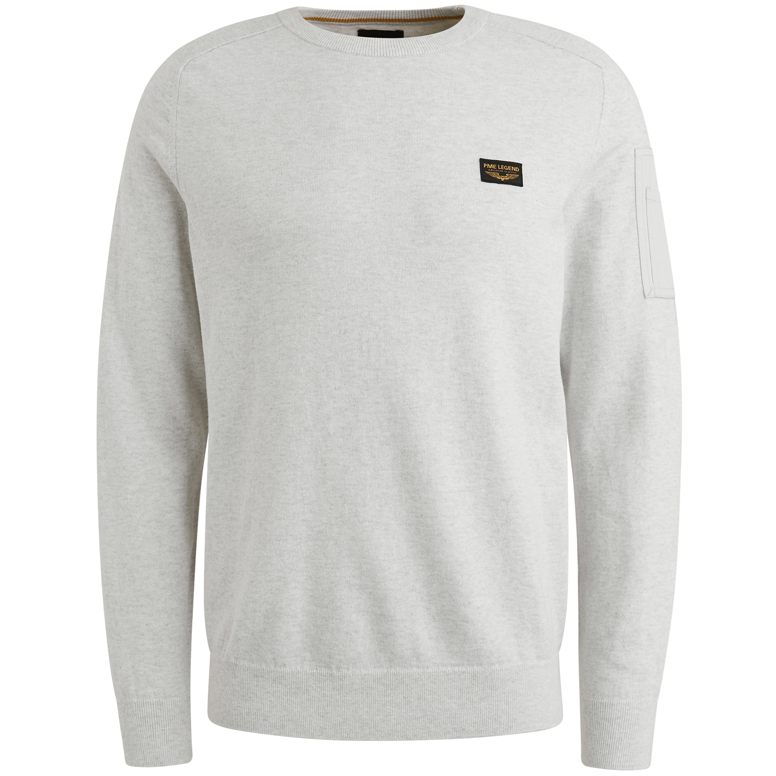 PME LEGEND Rundhalspullover, mit Logo Stickerei