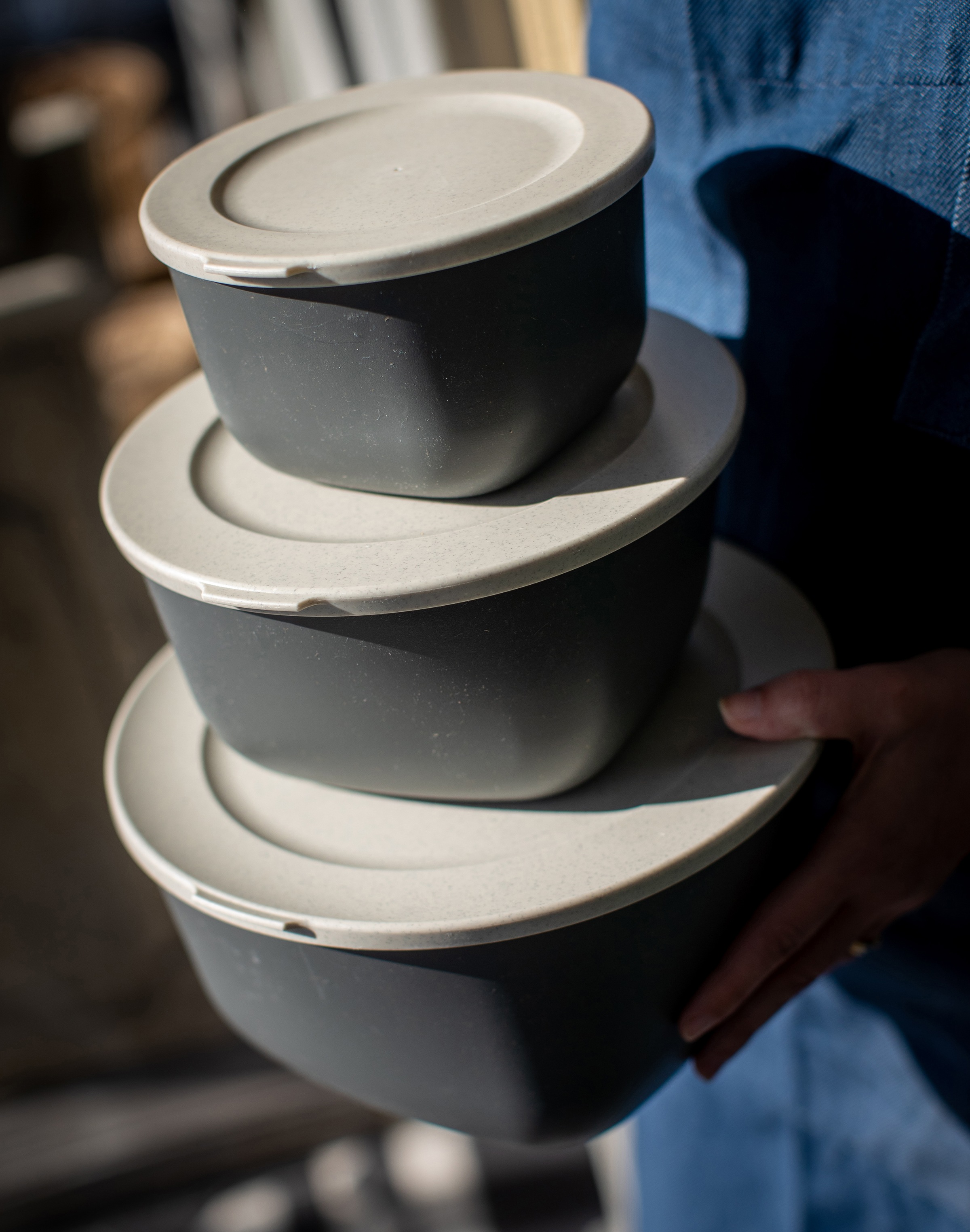 KOZIOL Frischhaltedose "CONNECT BOX 4" spülmaschinengeeignet,melaminfrei,recycelbar 4L