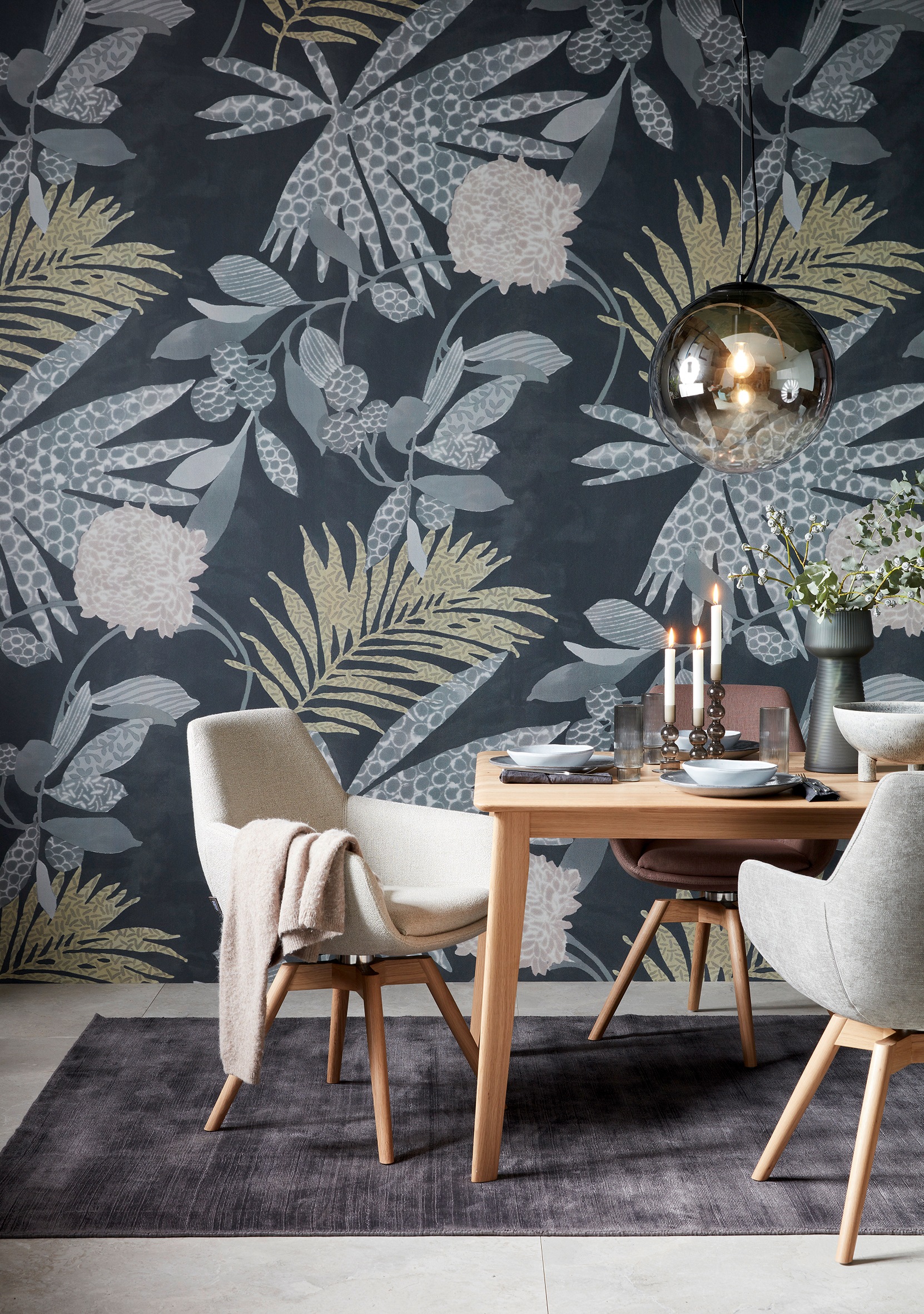 Marburg Vliestapete "Exotic" floral moderne Tapete für Wohnzimmer Schlafzimmer Küche