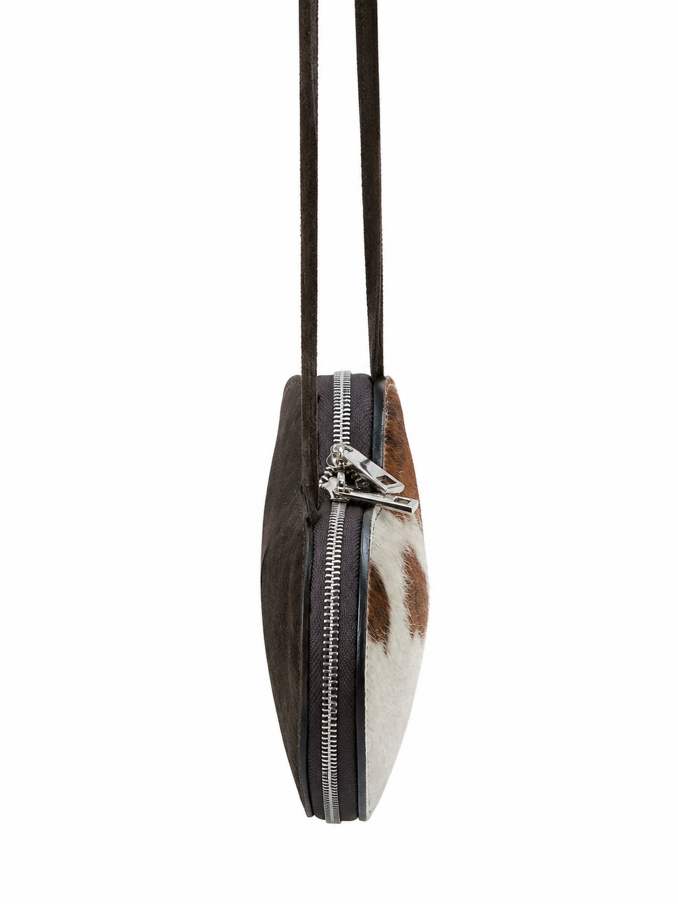 COLLEZIONE ALESSANDRO Umhängetasche »Herz« echtes Kuhfell vorne, echtes Wildleder hinten
