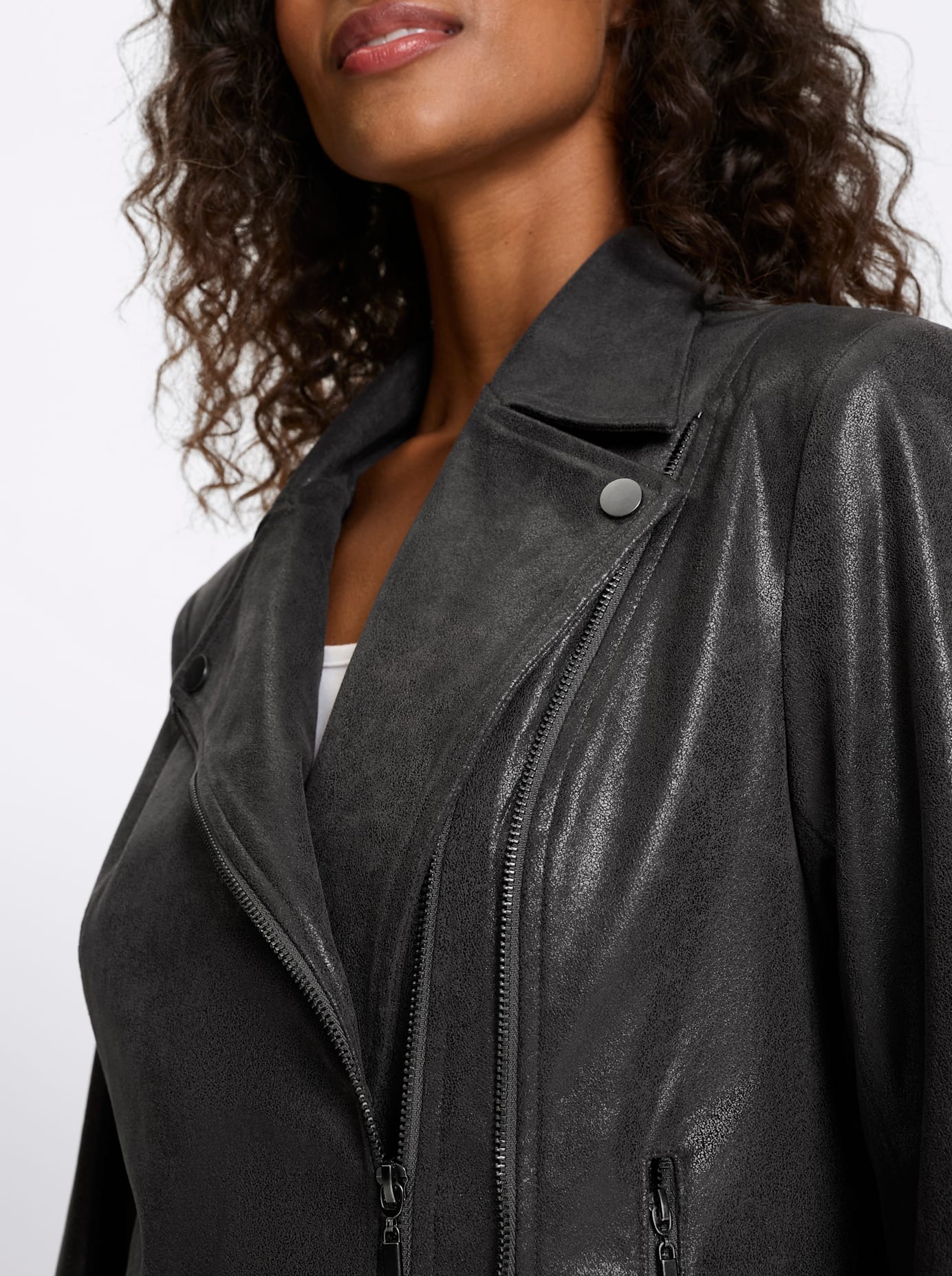 heine Lederimitat-Blazer »Lederimitat-Jacke«
