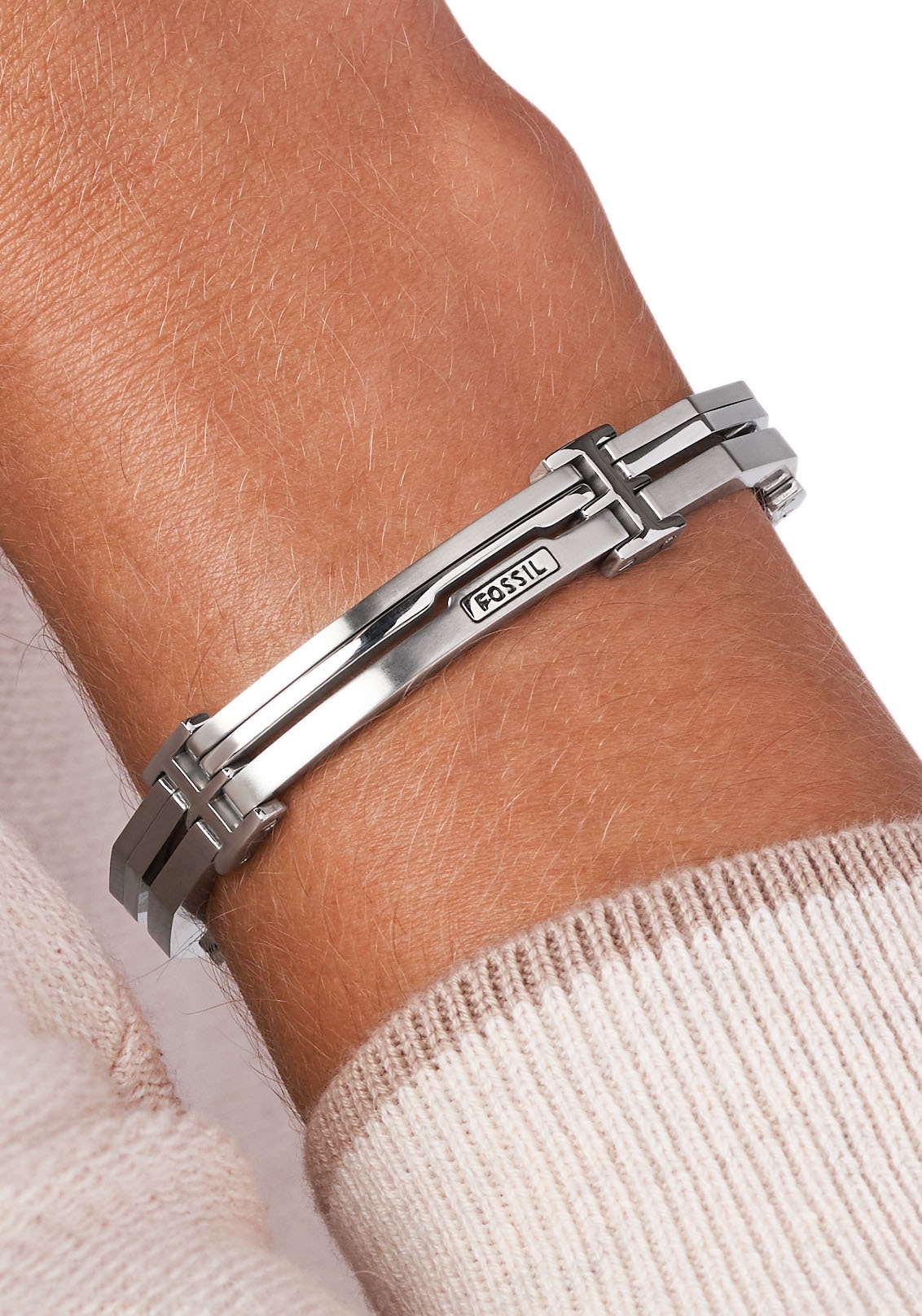 »BRACELET Edelstahlarmband JF84883040«, GEN ▷ Fossil SILVER, BAUR Edelstahl bestellen |