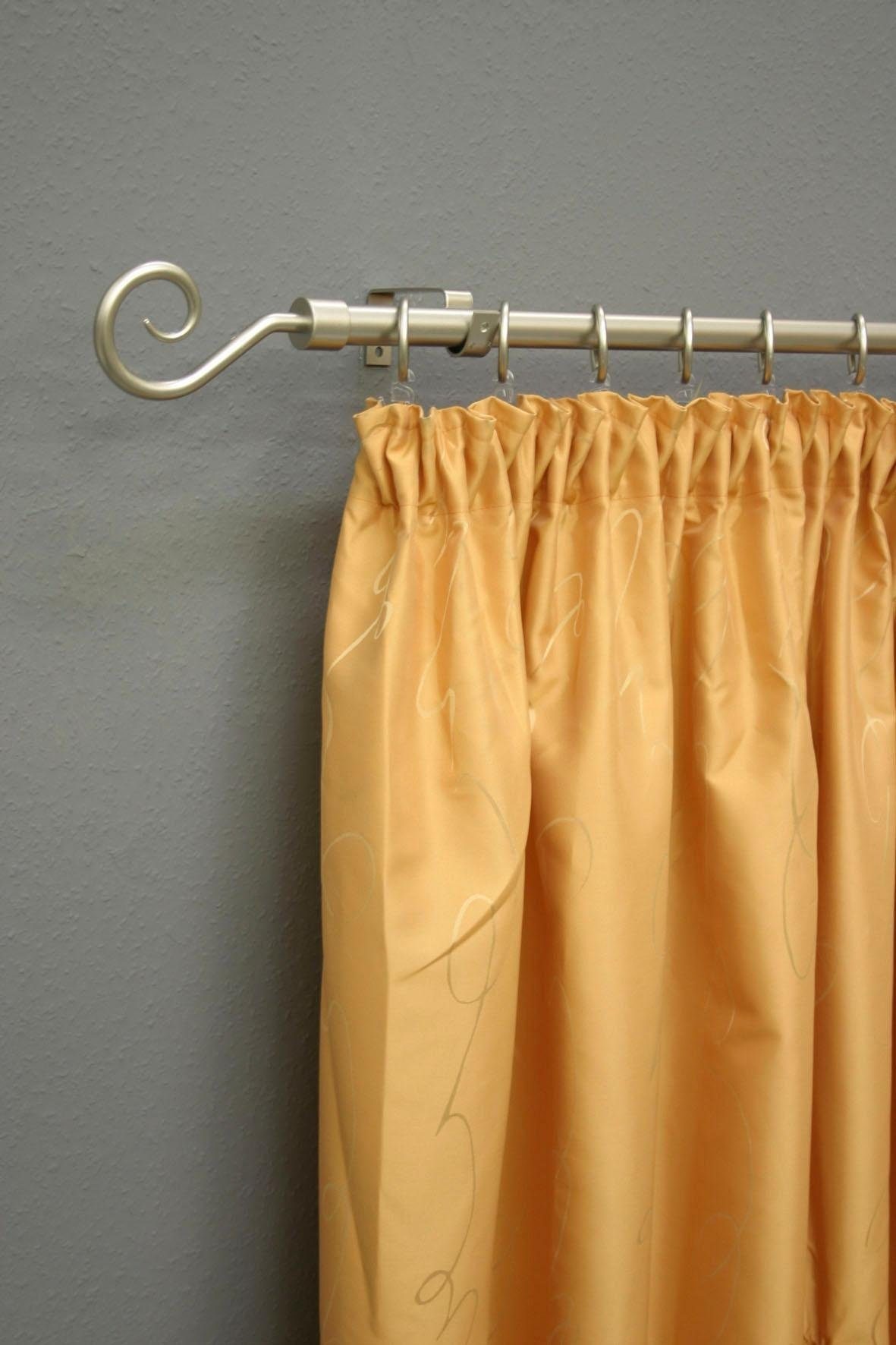 GARDINIA Gardinenstange "Set Metall" 1 läufig-läufig ausziehbar 1-Lauf günstig online kaufen