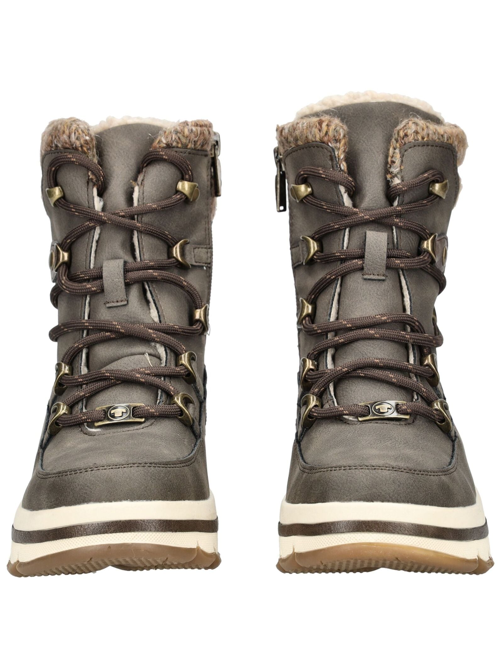 TOM TAILOR Schnürstiefelette »Tom Tailor Stiefelette Lederimitat«