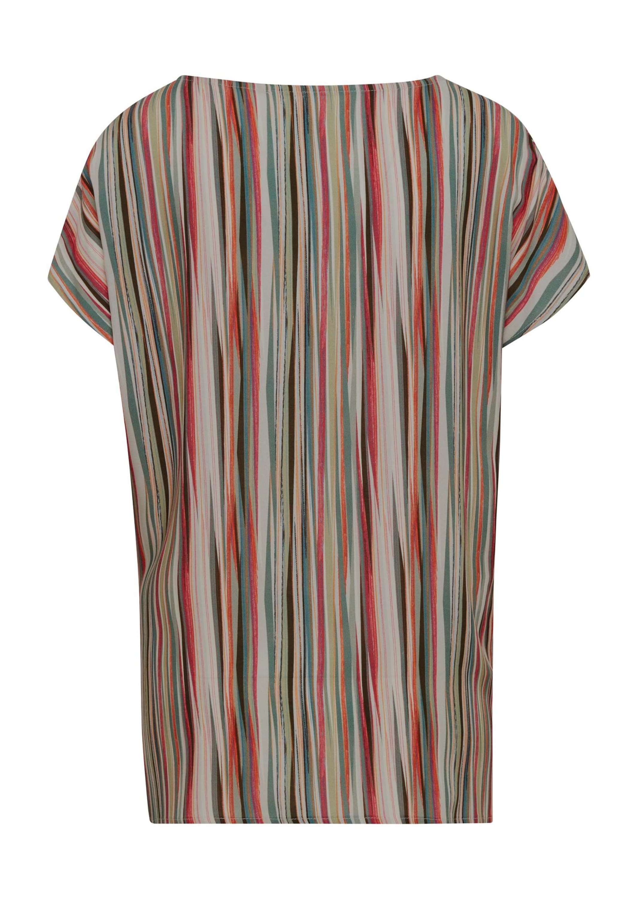 GOLDNER Druckbluse »Bluse Druckbluse mit Streifendruck«