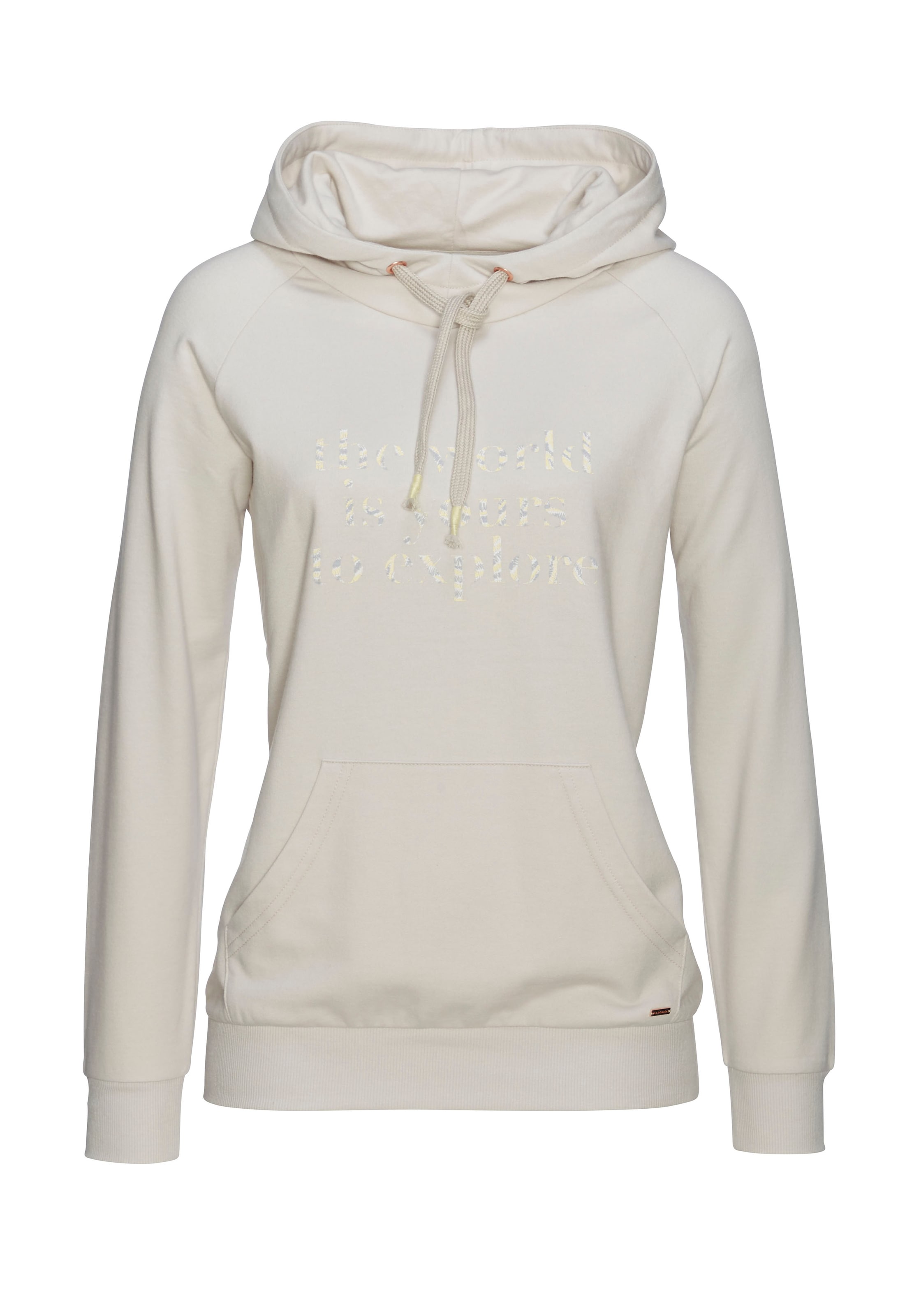 LASCANA Hoodie , mit Statement Druck, Loungewear
