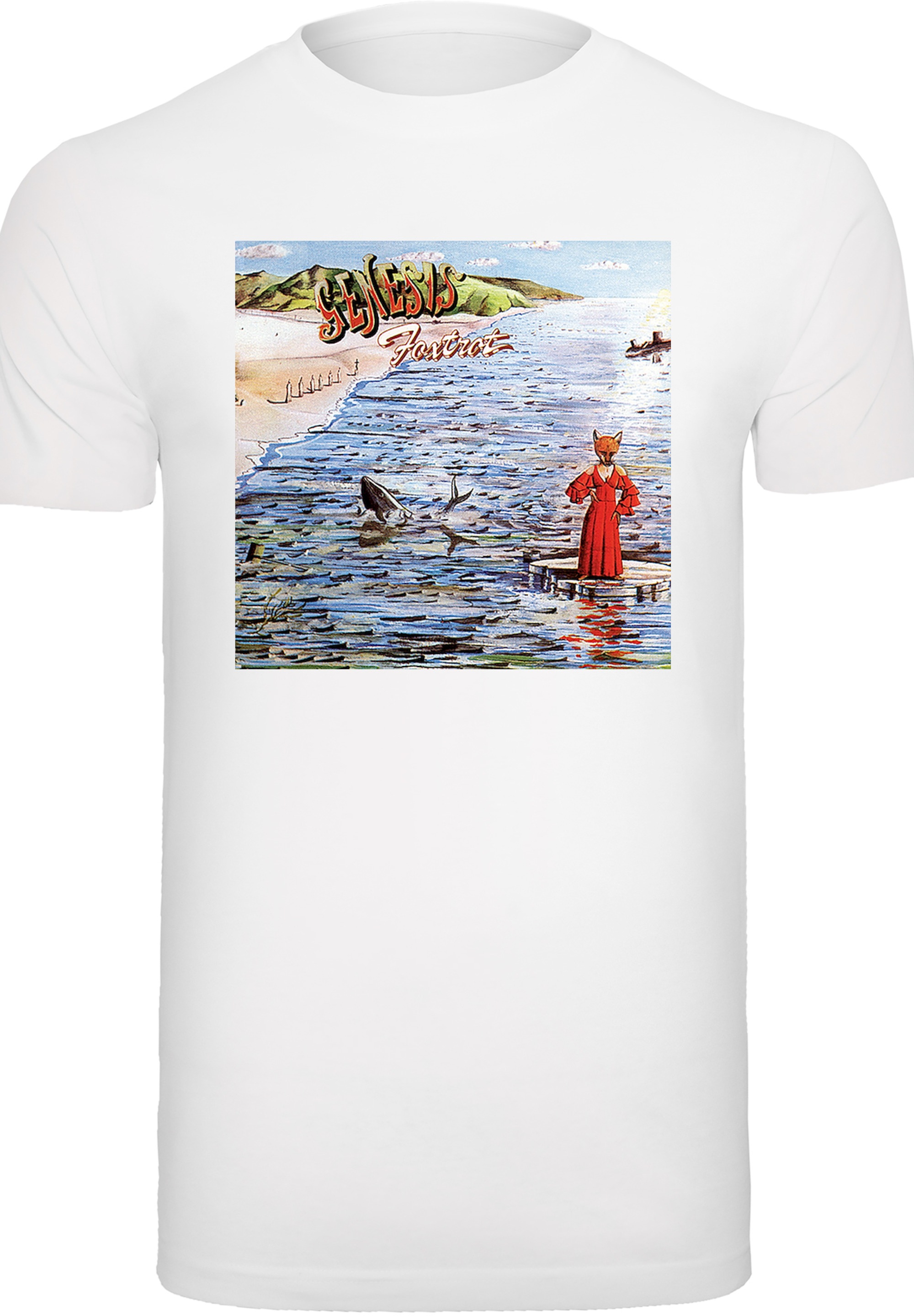 F4NT4STIC T-Shirt »Genesis Foxtrot Album Cover«, Herren,Premium Merch,Regular-Fit,Basic,Bandshirt