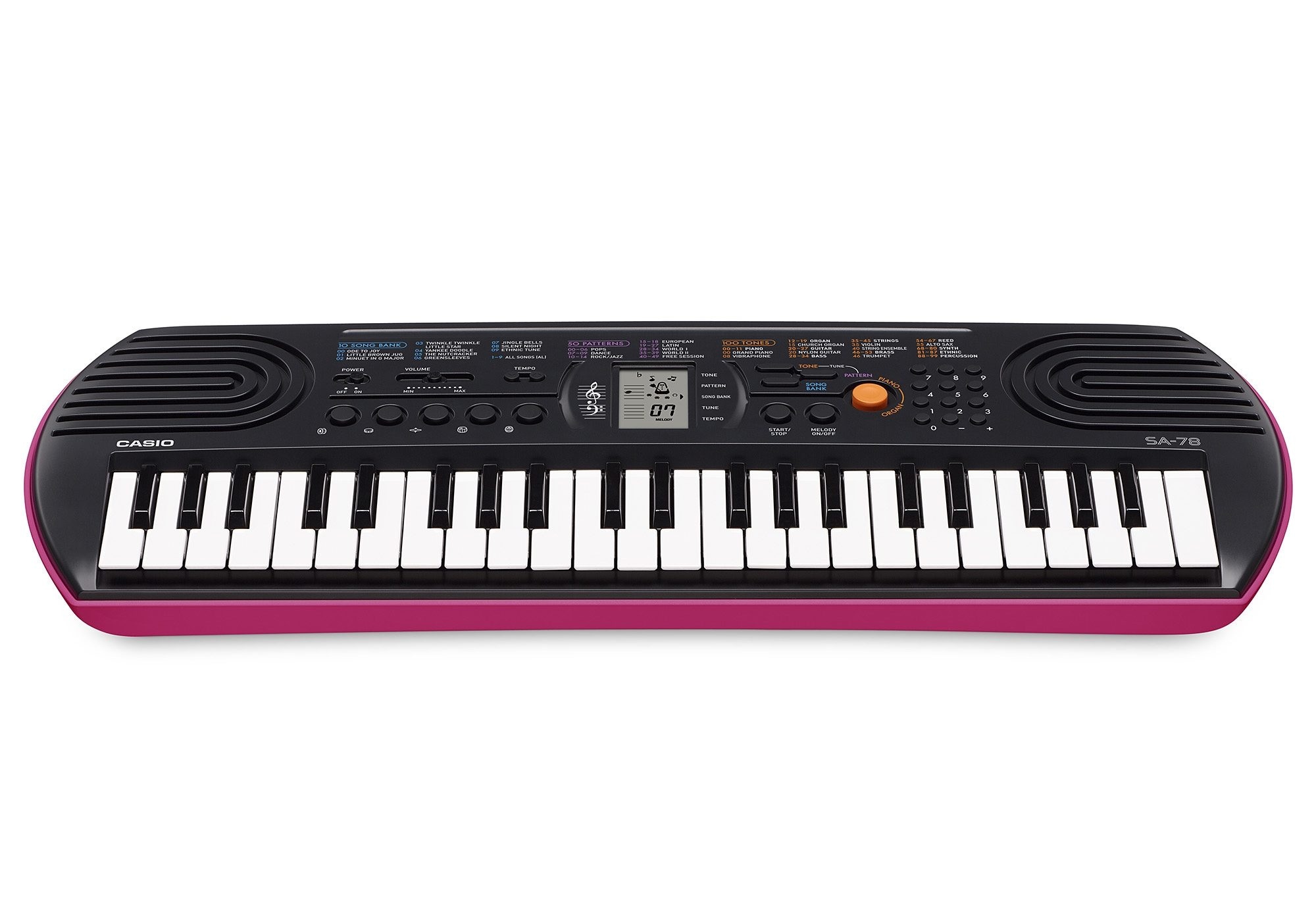 CASIO Home-Keyboard »Mini-Keyboard SA-78«, mit 44 Minitasten