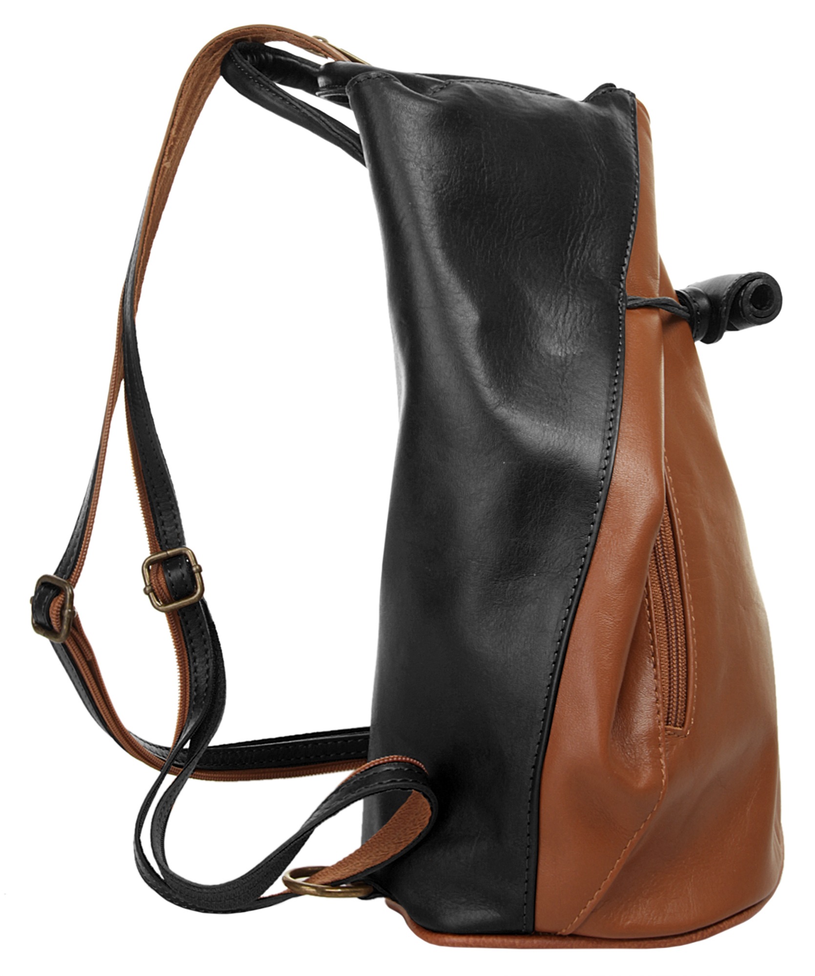 Samantha Look Cityrucksack, echt Leder, Made in Italy