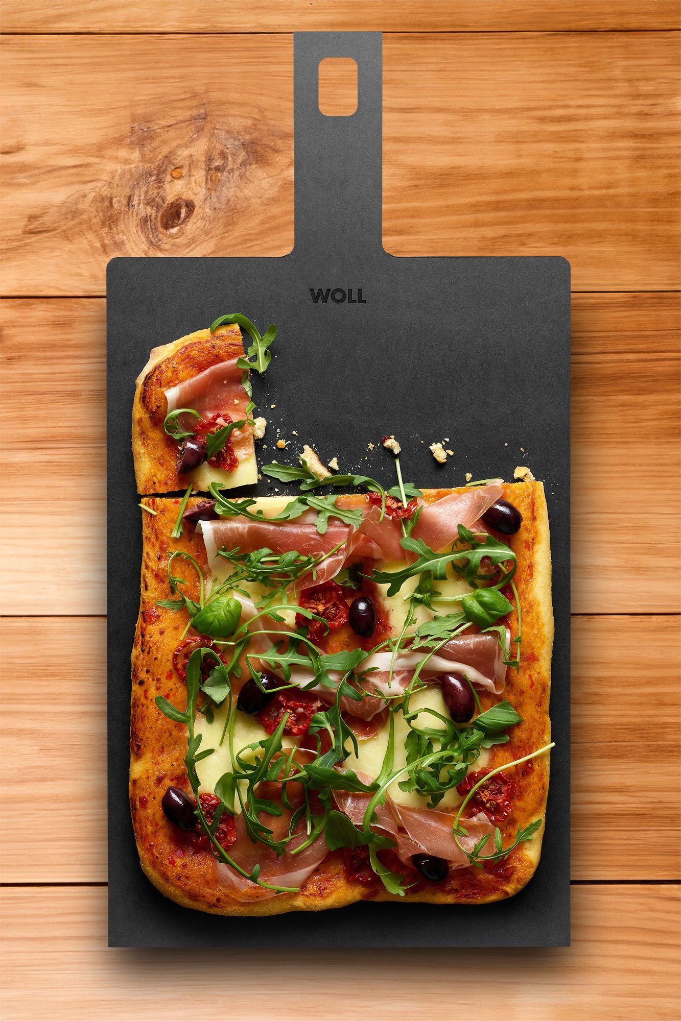 WOLL Servierbrett »Woll Cut & Serve, Brett 49 x 24 cm«, (1 St.), aus FSC®-zertifiziertem Papierverbundstoff