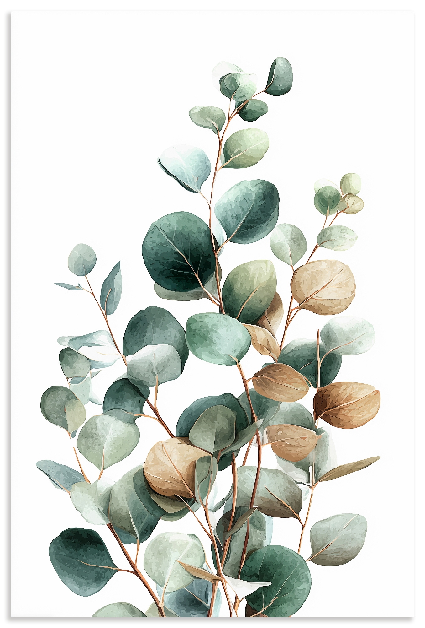Wandbild ARTLAND "Eukalyptus", farbe bild(er): grün, B:80cm H:120cm, Alu Dibond, Bilder, als Alubild, Leinwandbild, Poster, Wandaufkleber in verschied. Größen