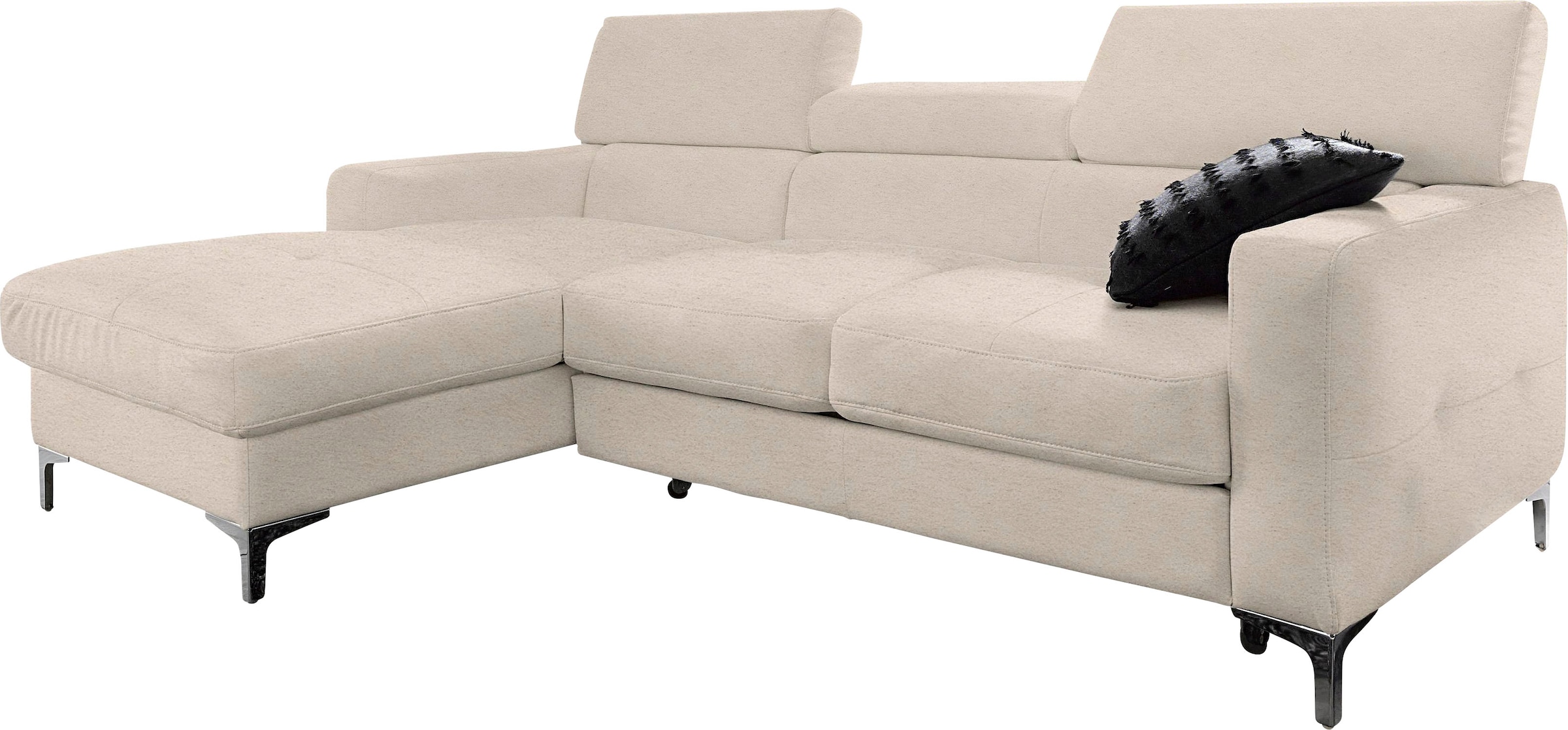 COTTA Ecksofa "Sammy L-Form", wahlweise mit Bettfunktion günstig online kaufen