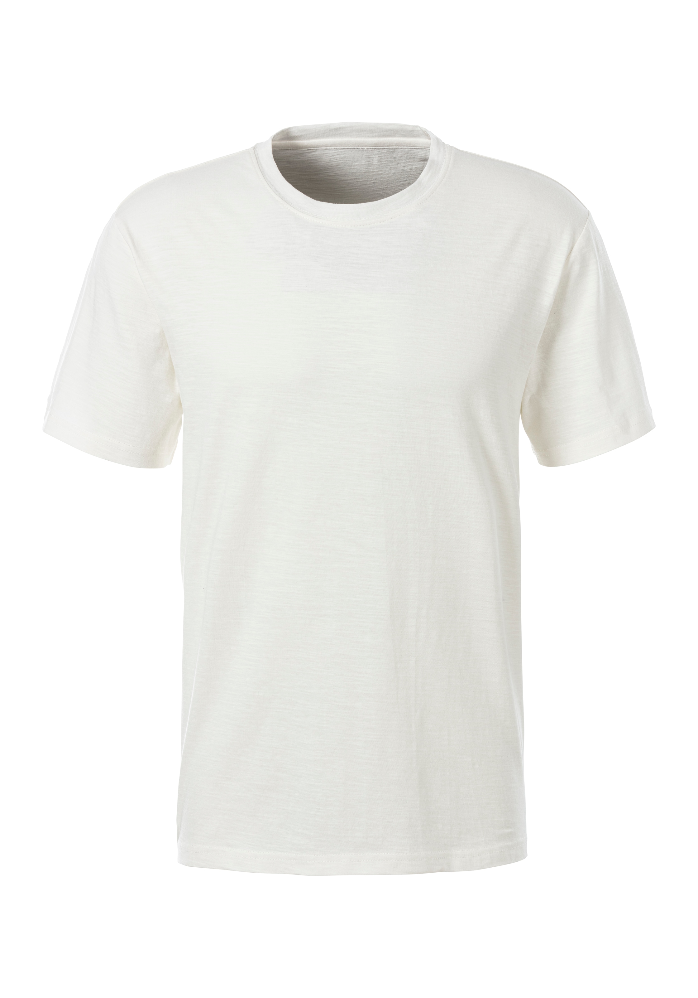 John Devin T-Shirt, aus strukturierter Baumwoll-Qualität