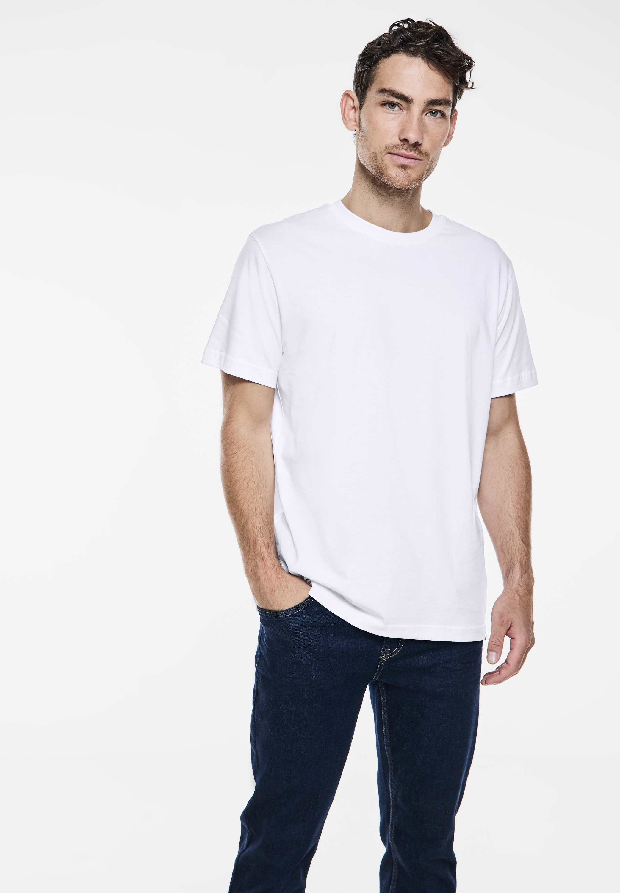 STREET ONE MEN T-Shirt, Rundhalsausschnitt