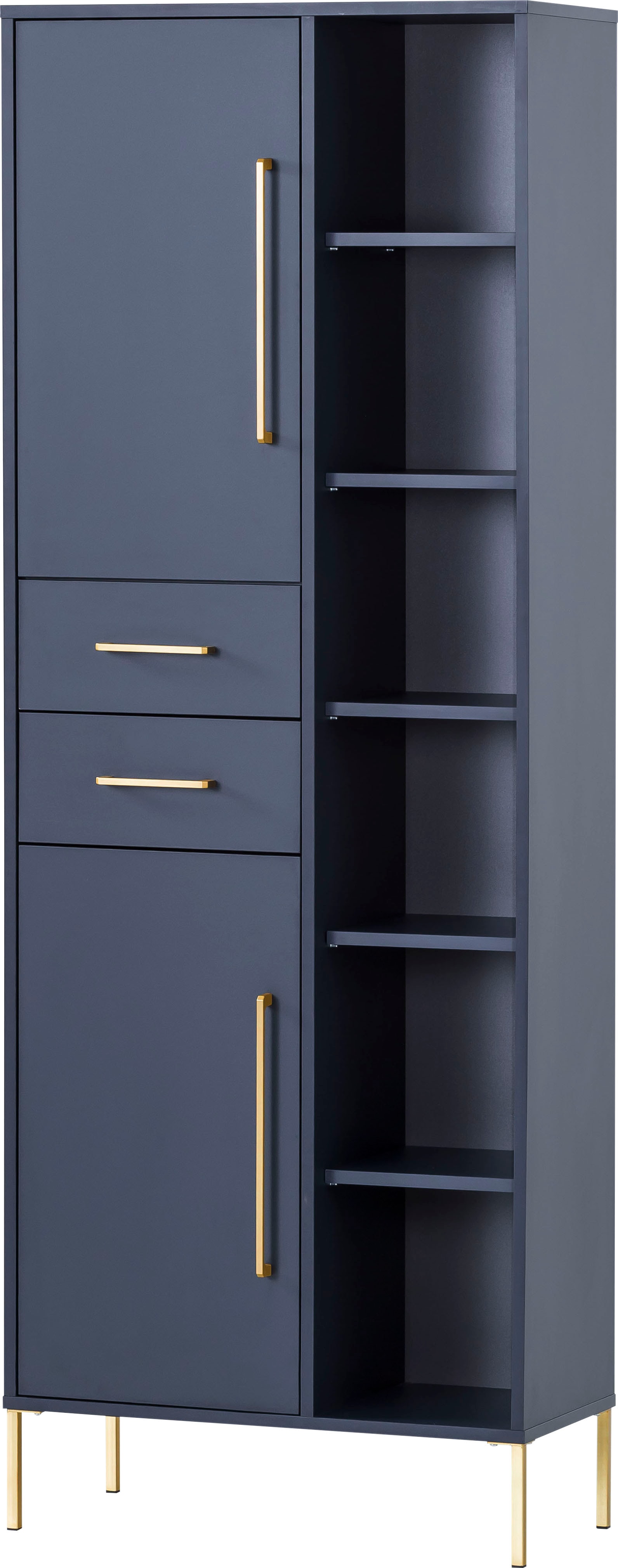 welltime Hochschrank "Kent, Hochschrank, Made in Germany, B: 67 cm" Solide Verarbeitung - Dieses Produkt ist in Deutschland gefertigt