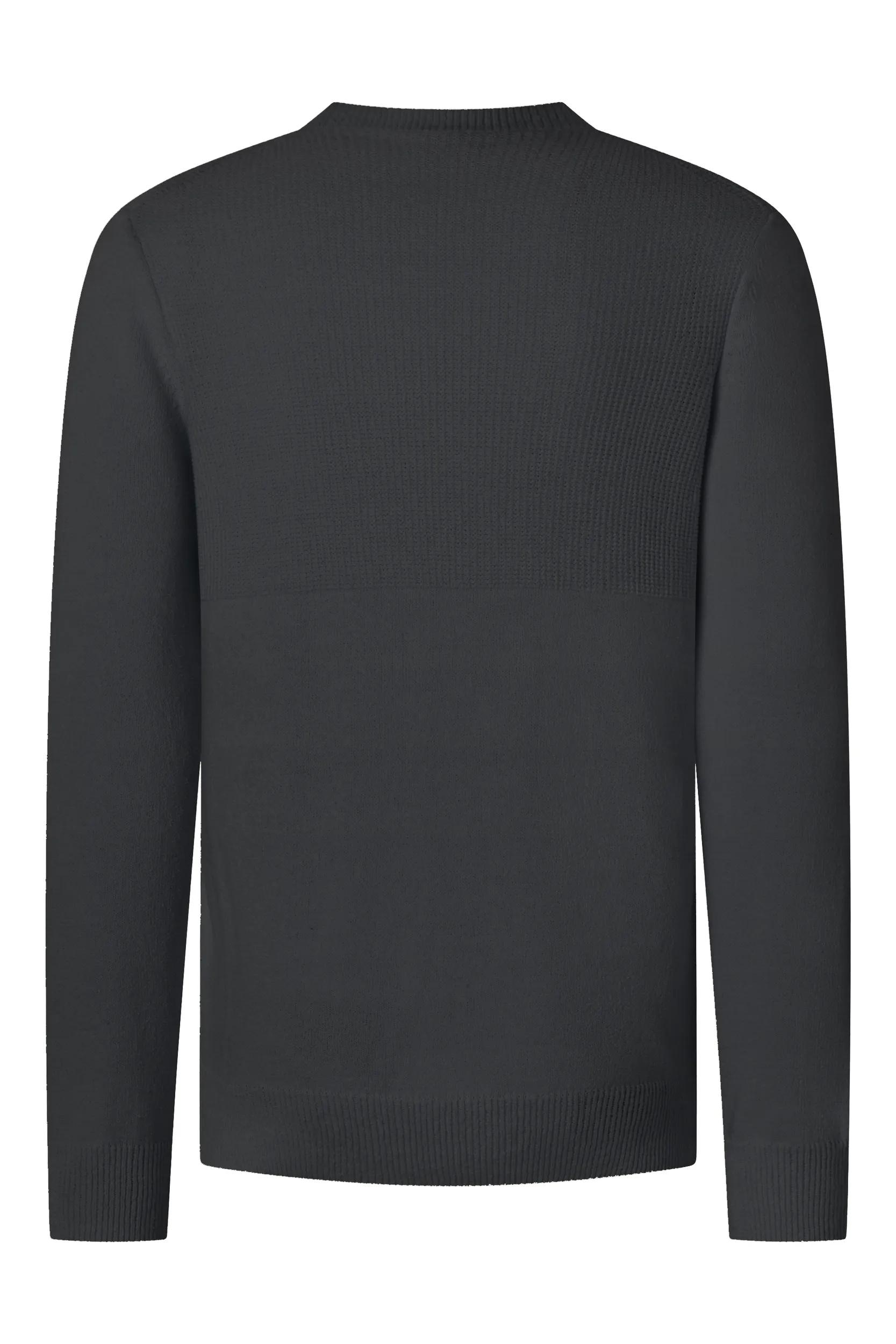 Joop Jeans Rundhalspullover »Owin« im Materialmix