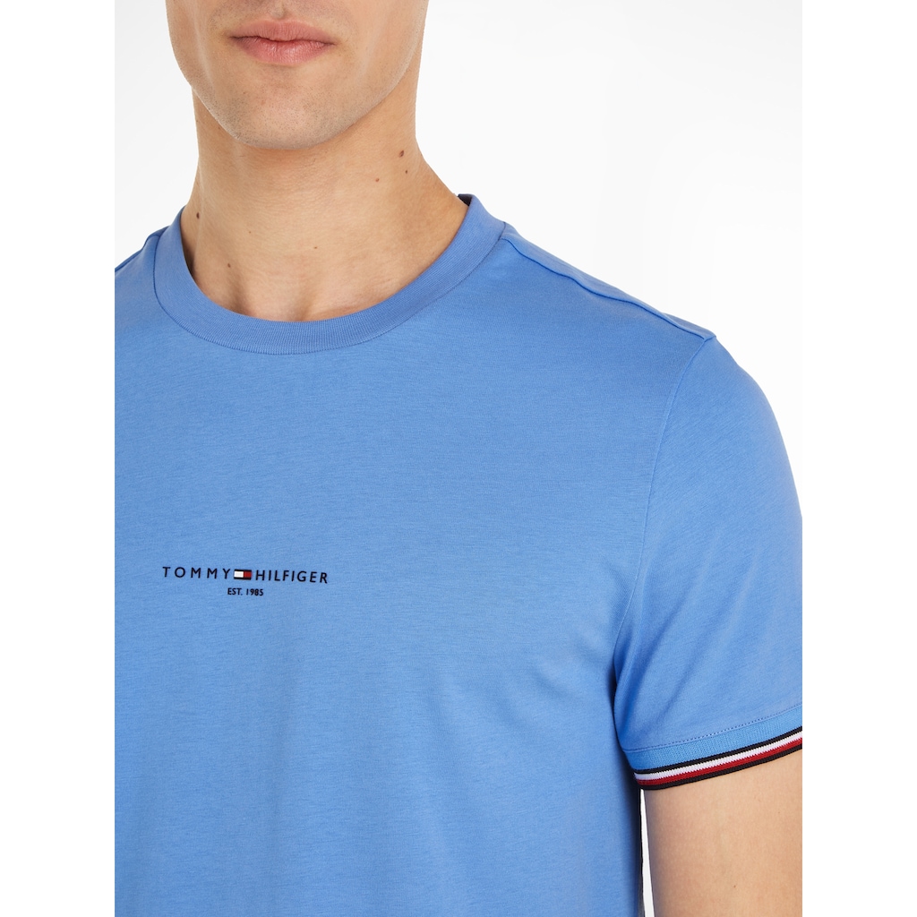 Tommy Hilfiger T-Shirt »TOMMY LOGO TIPPED TEE«