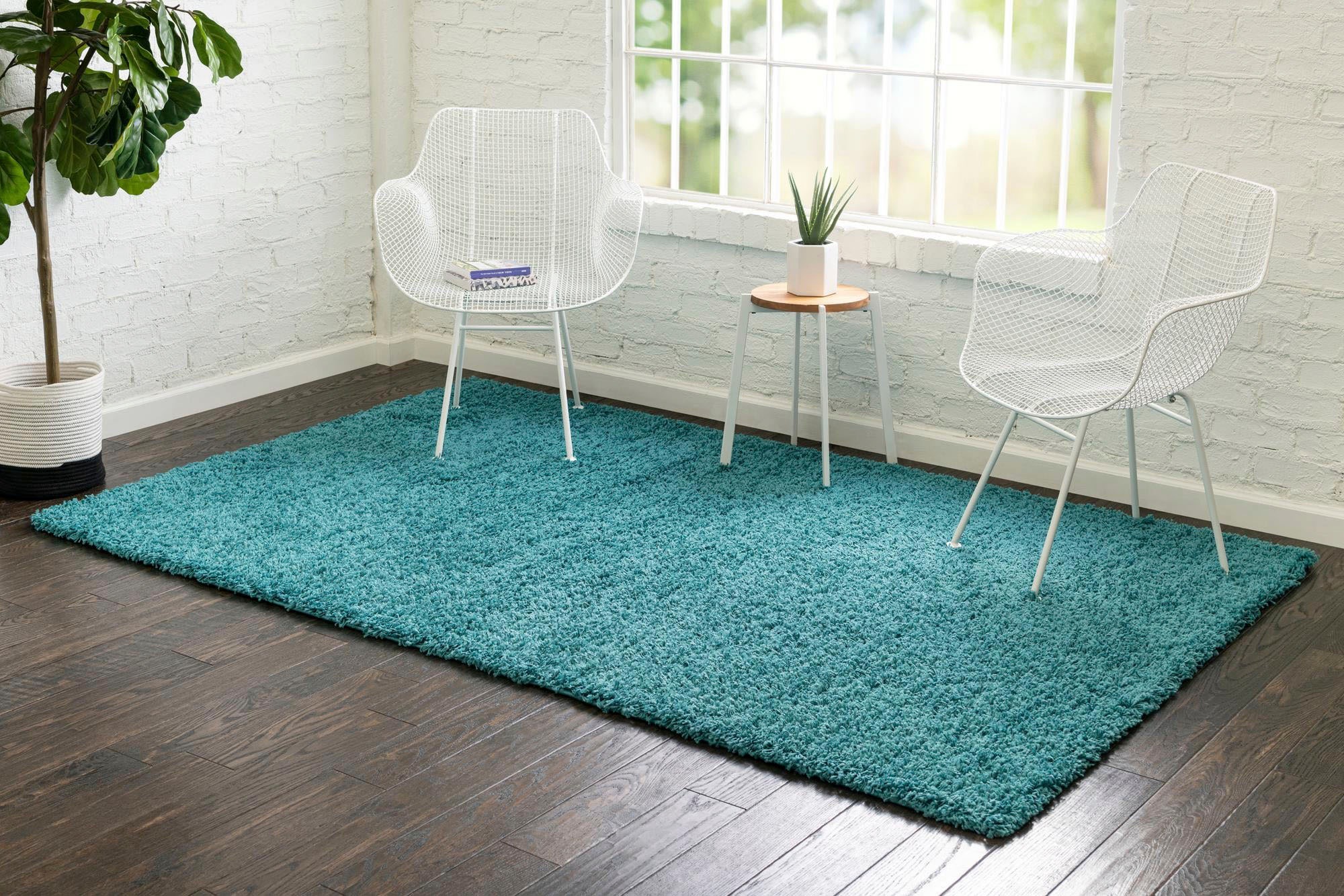 Myflair Möbel & Accessoires Hochflor-Teppich »Shaggy Shag Lagerräumung«, rechteckig, 38 mm Höhe, gewebt, Uni Farben, ideal im Wohnzimmer & Schlafzimmer