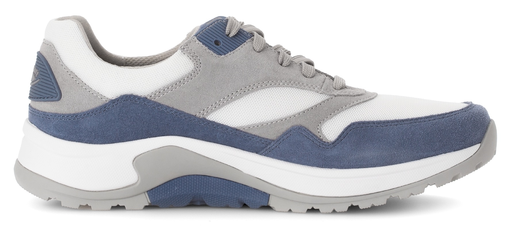 Gabor Rollingsoft Keilsneaker, Freizeitschuh, Halbschuh, Schnürschuh mit Wechselfußbett, Weite G