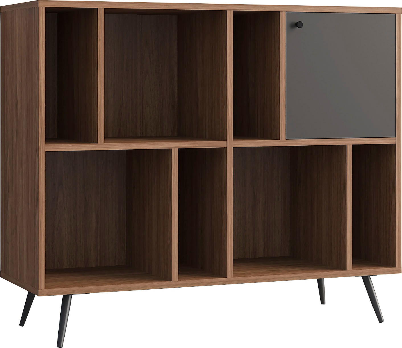 SalesFever Bücherregal "Kiruna Regal im minimalistischen Stil" Moderne Eleg günstig online kaufen