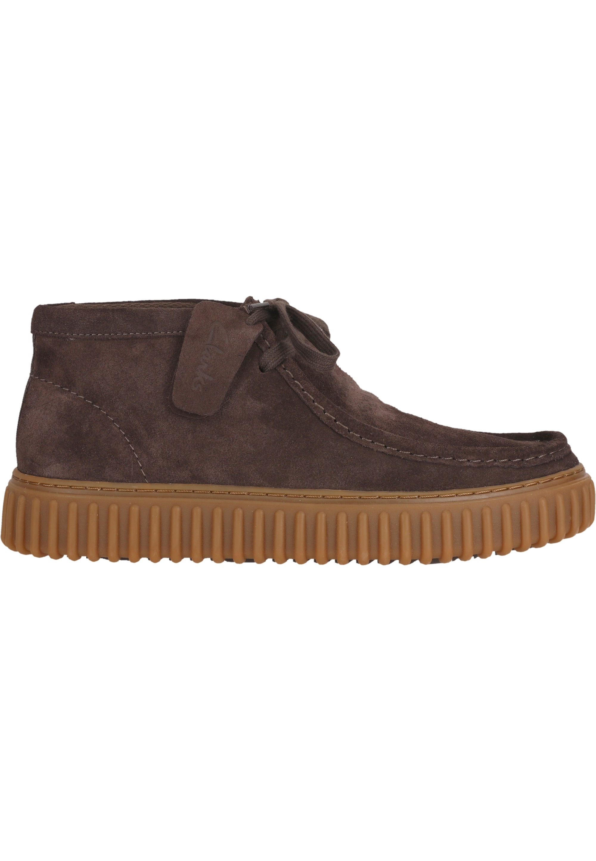 Clarks Schnürschuh »Torhill«, mit stromlinienförmigem Schnürdesign