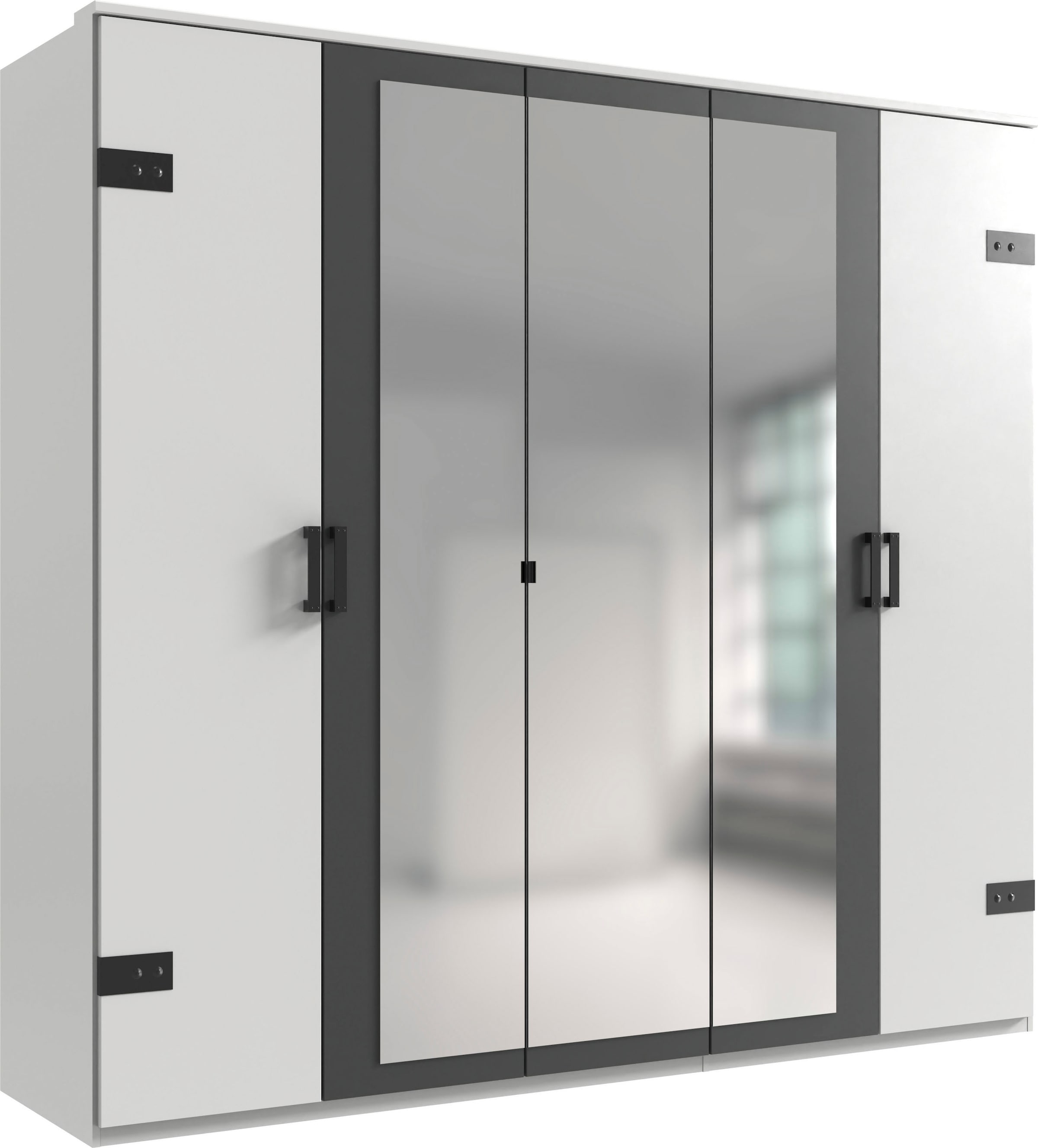 Wimex Kleiderschrank "Stockholm, rustikale Optik im Industrial Design, Made günstig online kaufen