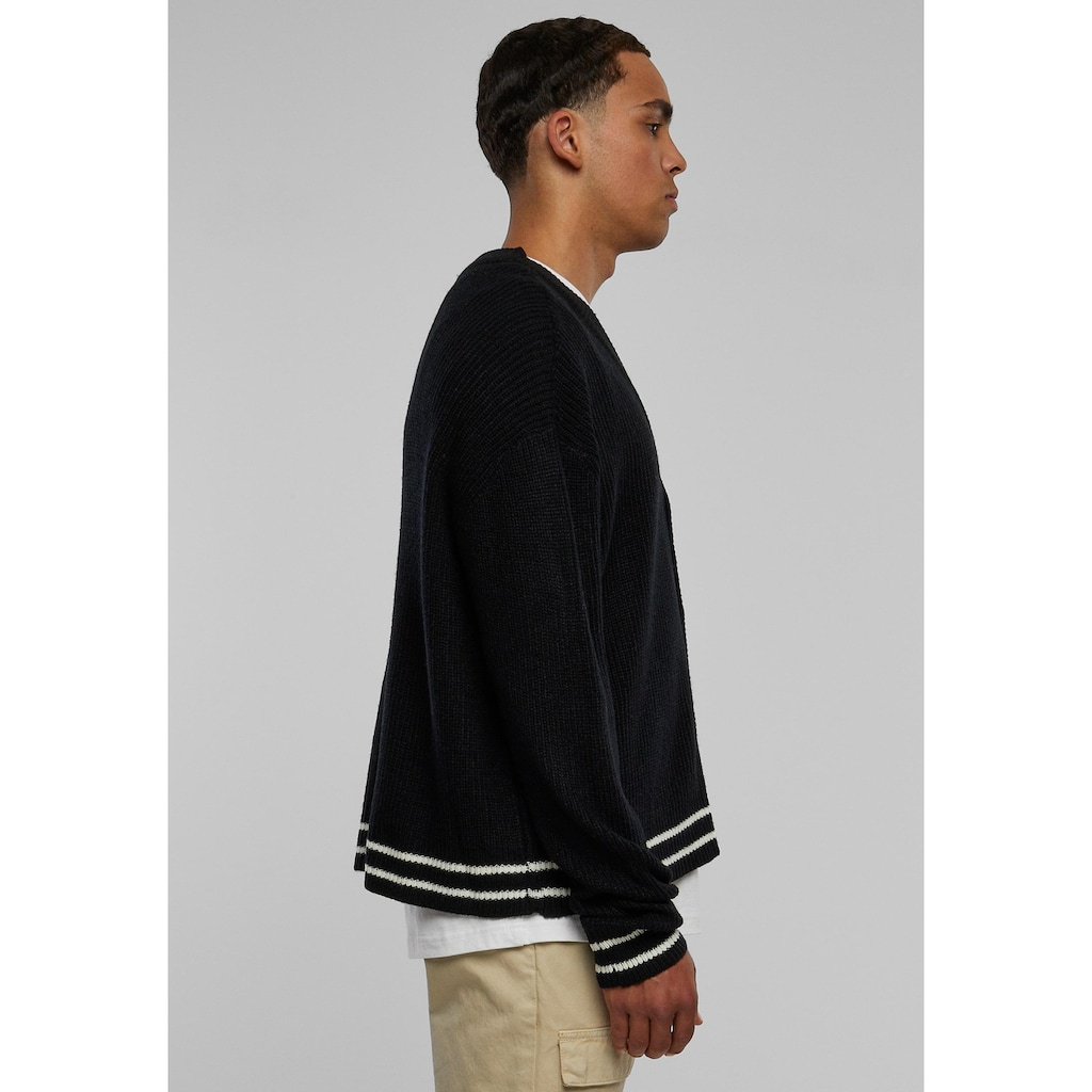 URBAN CLASSICS Strickjacke »Urban Classics Herren Sporty Boxy Cardigan«, (1 tlg.)