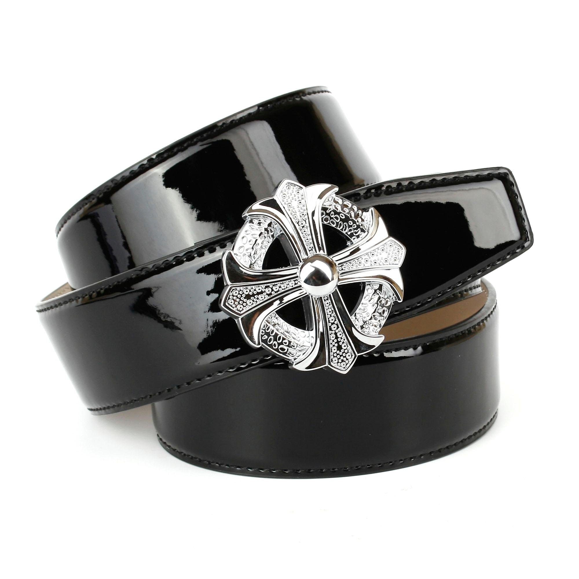 Kreuz | runder Crown stilisiertes Ledergürtel, kaufen Anthoni BAUR mit als Schließe