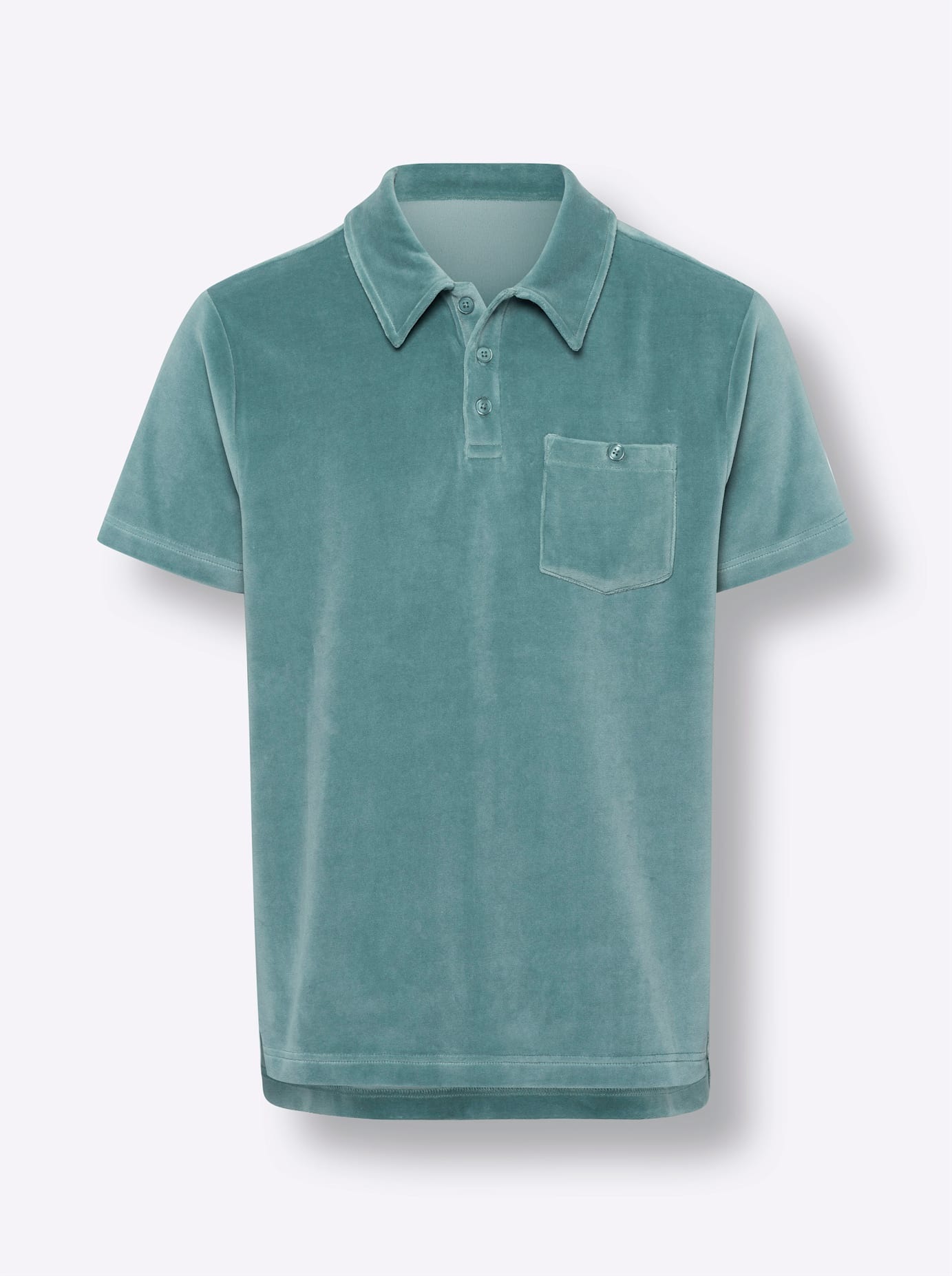 Classic Short Sleeve Polo Shirt Men Green Size 48/50 3