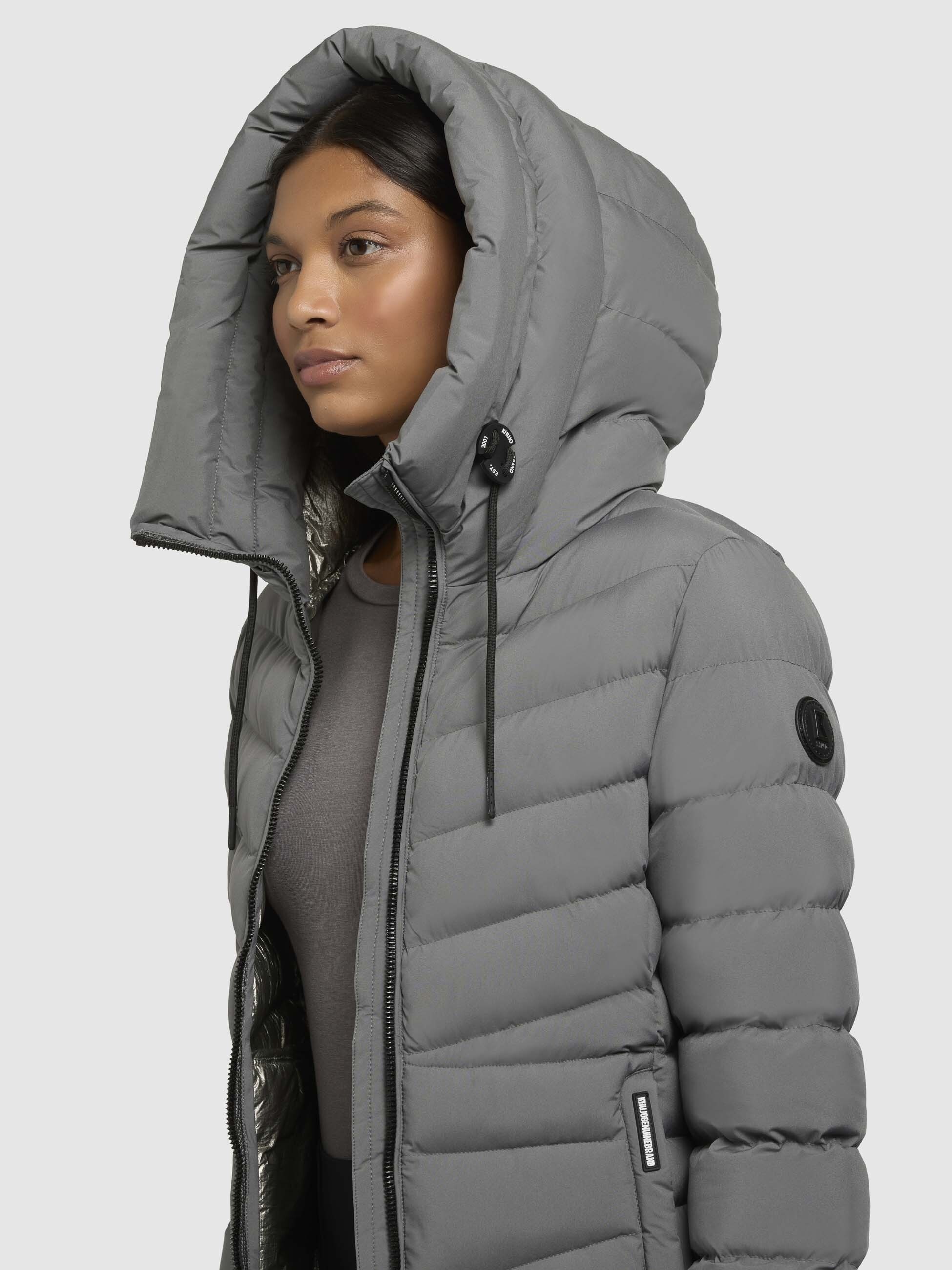 khujo Steppjacke »TUHANI4« mit Kapuze