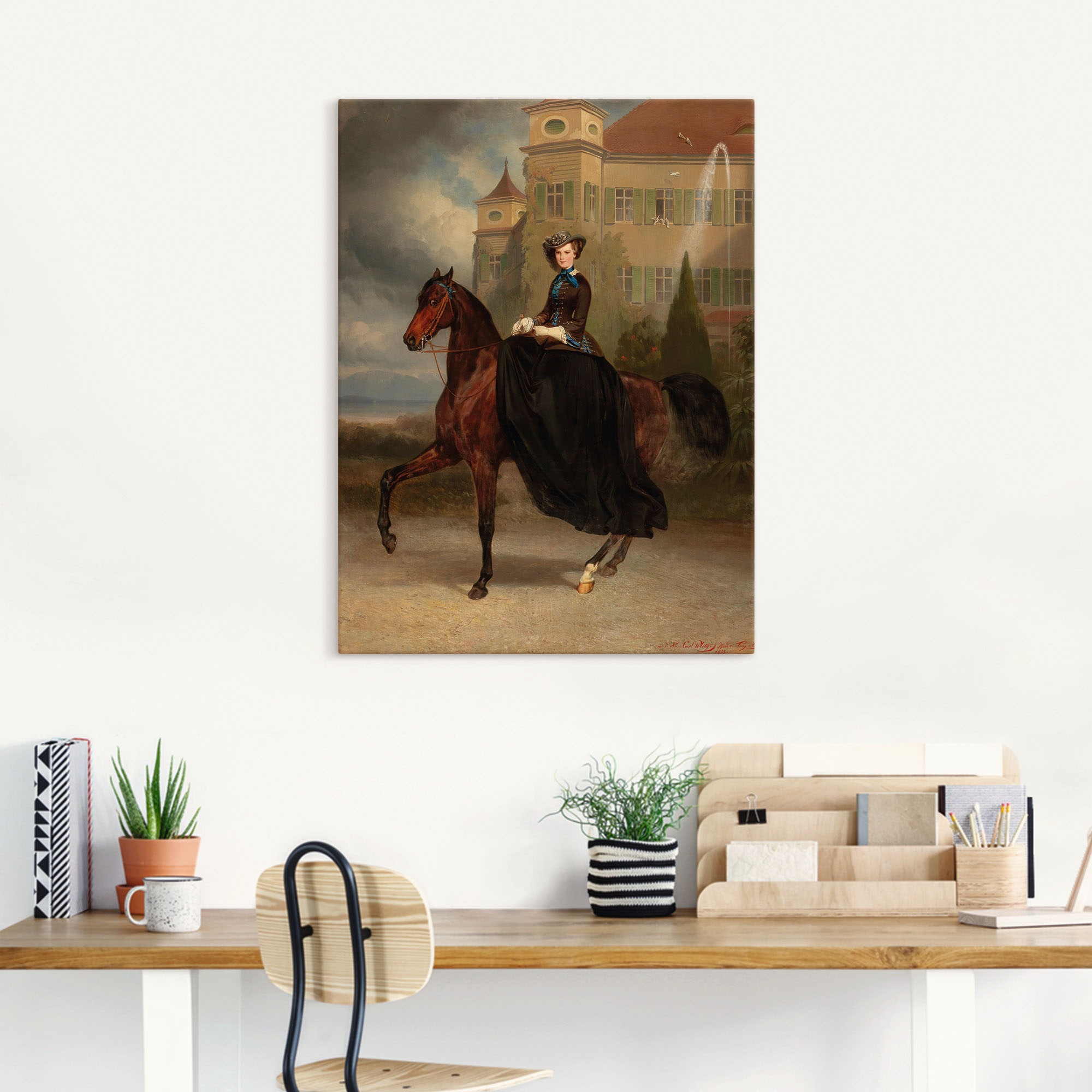 Artland Leinwandbild "Kaiserin Elisabeth von Österreich" Historische Persön günstig online kaufen