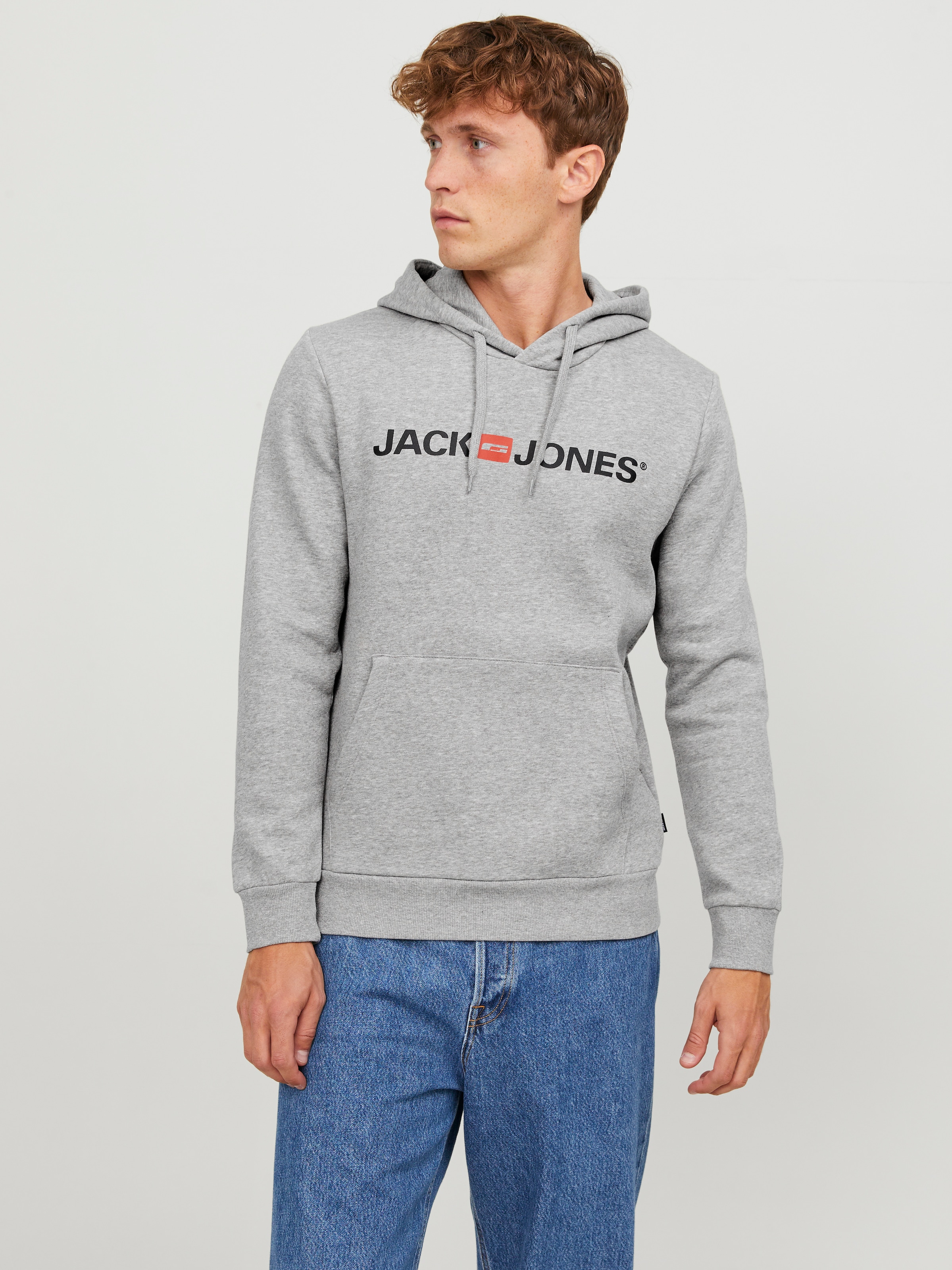 Jack & Jones Kapuzensweatshirt "JJECORP Hoodie mit Logo und hohem Tragekomf günstig online kaufen
