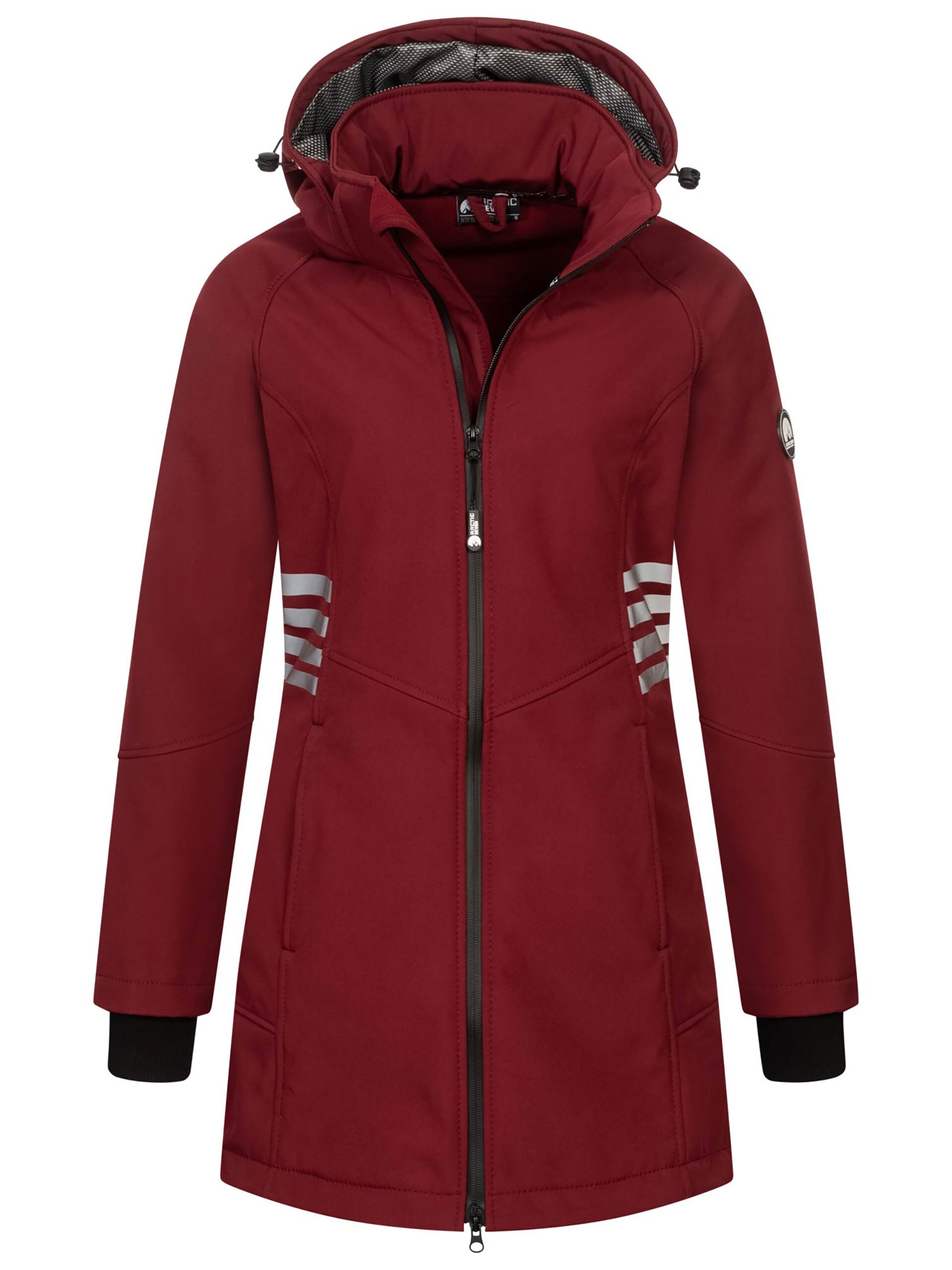 Arctic Seven Softshelljacke "ASGiuliana", mit abnehmbarer Kapuze