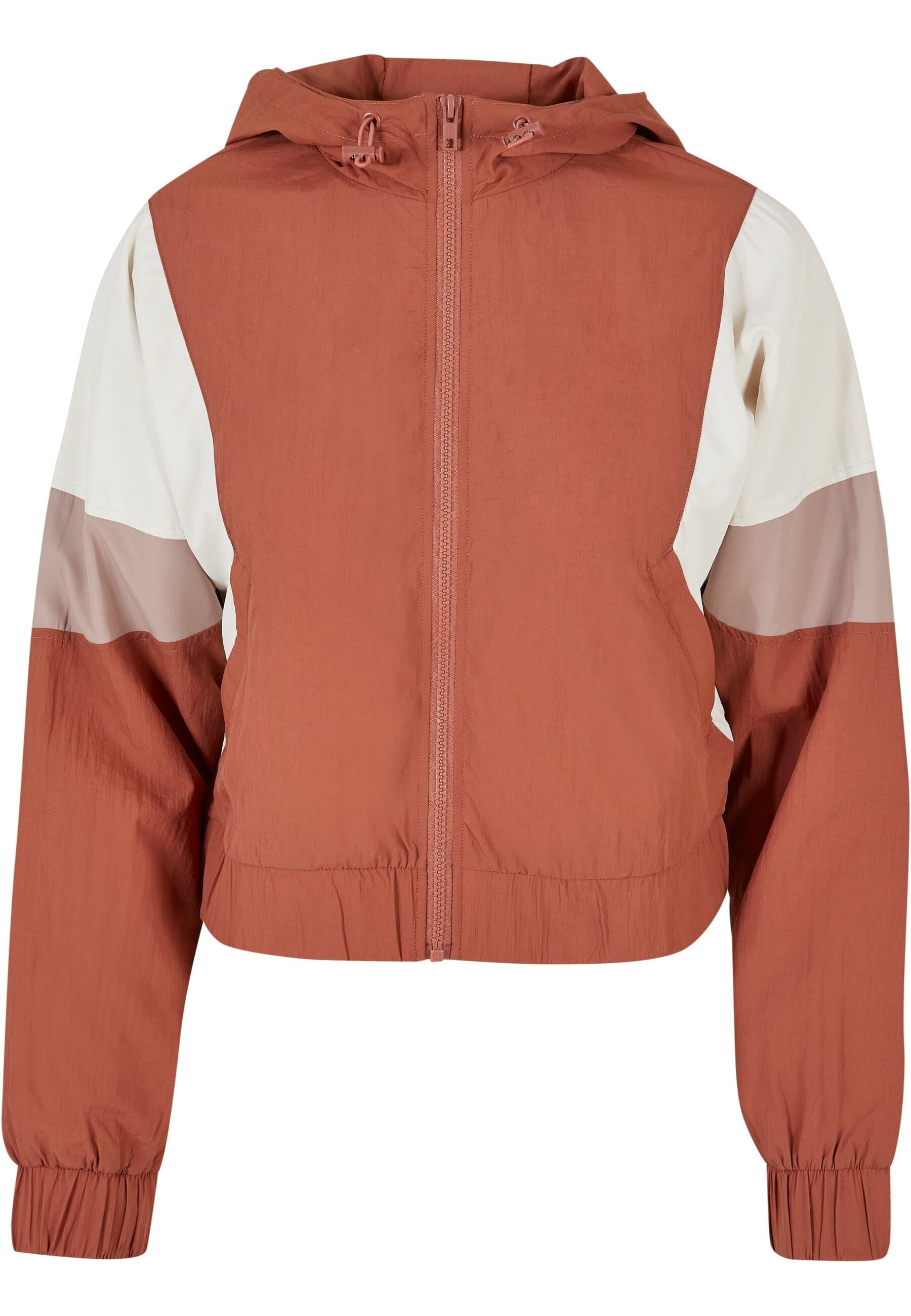 URBAN CLASSICS Allwetterjacke "Urban Classics Damen Ladies Short 3-Tone Cri günstig online kaufen