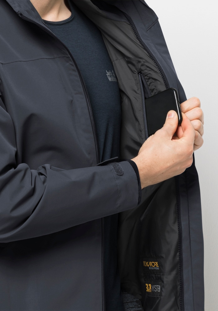 Jack Wolfskin Outdoorjacke »BESLER 2L JKT M«, mit Kapuze