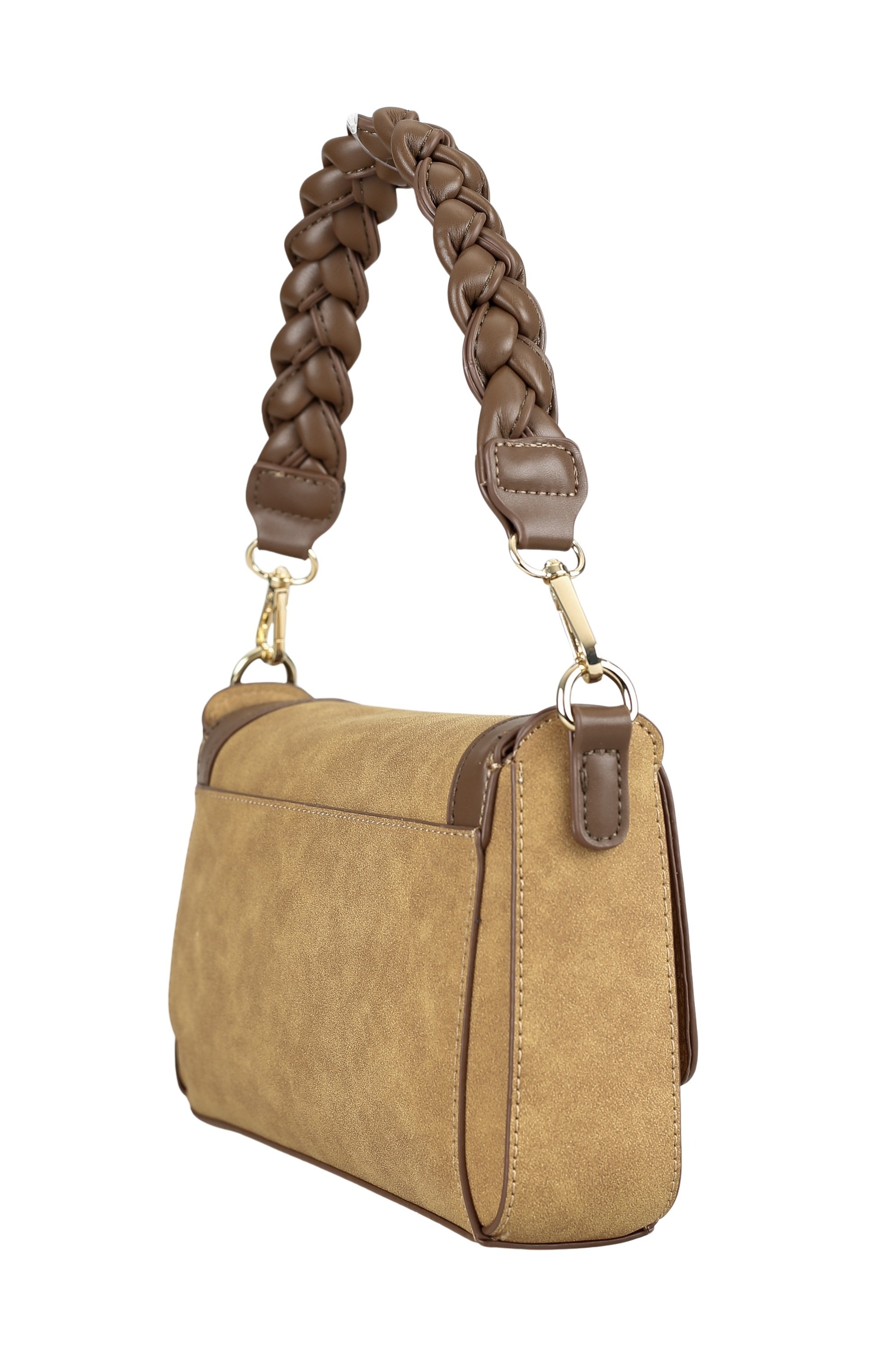COLLEZIONE ALESSANDRO Schultertasche »Brown«, mit Flechtung