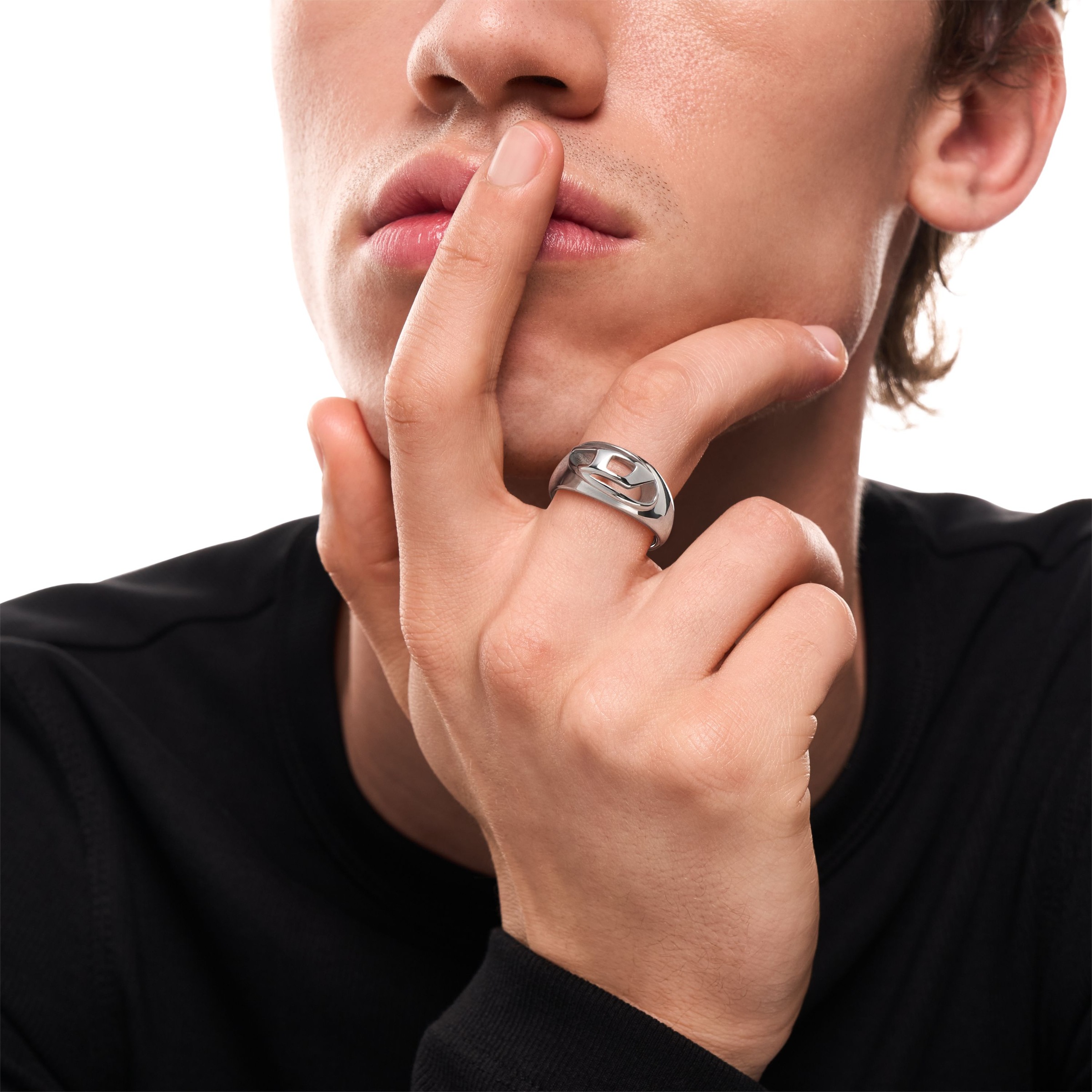 Diesel Fingerring »Oval D«