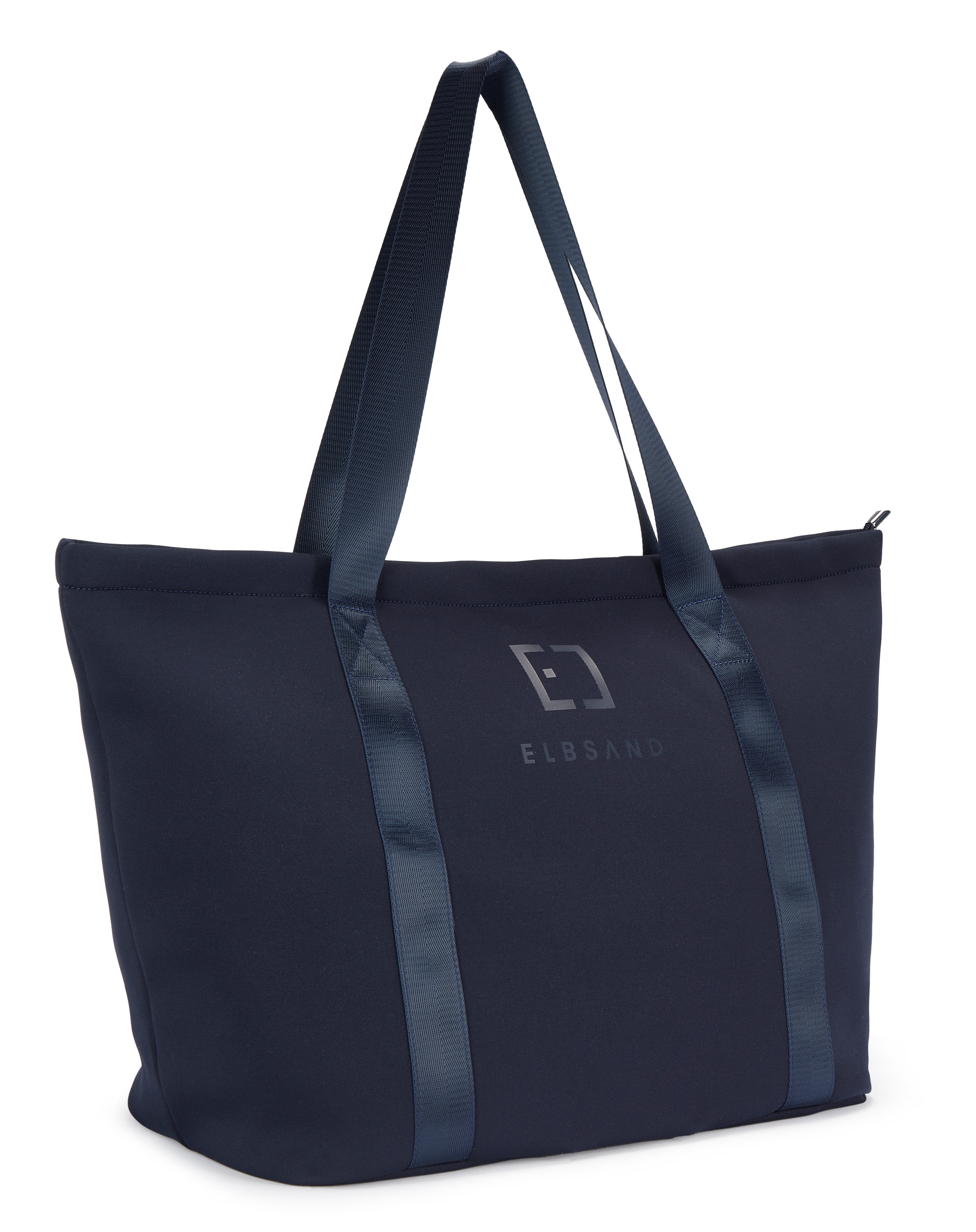 Elbsand Shopper "Henkeltasche, Sommertasche, Strandtasche, Saunatasche, Badetasche" NEU Einkaufstasche, große Handtasche im modischen Neopren-Look VEGAN