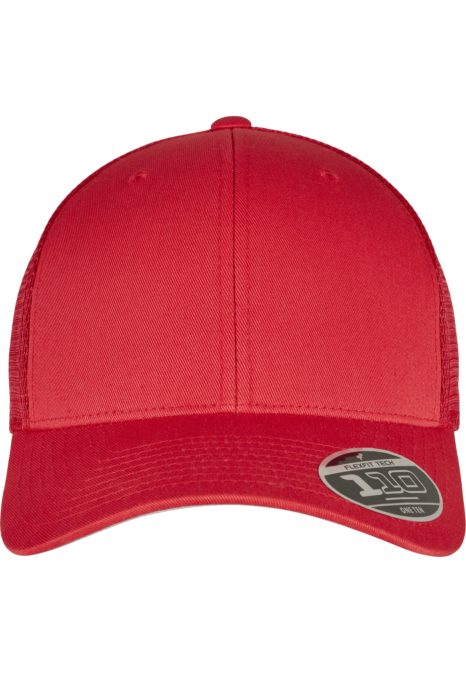 FLEXFIT Herren Flex Cap "Flexfit Unisex 110 Mesh Cap"rot, unifarben, 100% Baumwolle, Caps