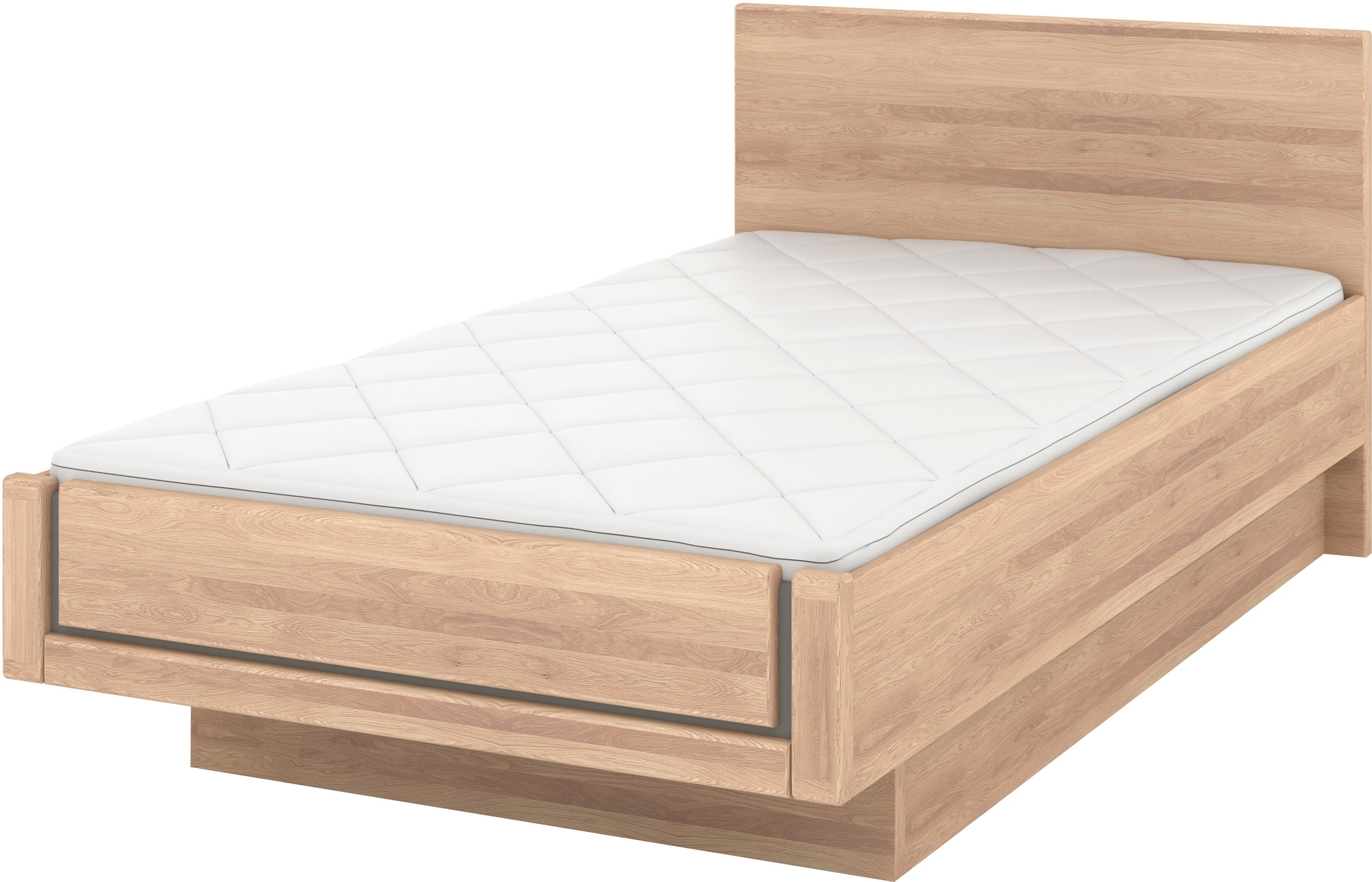 Musterring Holzbett "Sorrent, Bettgestell, Bettrahmen, teilmassiv Eiche", ( günstig online kaufen