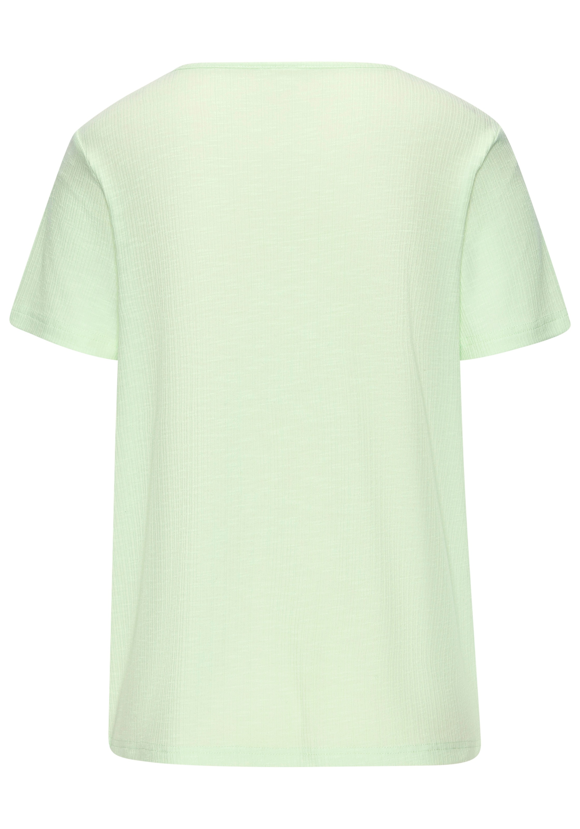 Vivance T-Shirt "mit modischer Rippstruktur", aus weichfließender Qualität günstig online kaufen