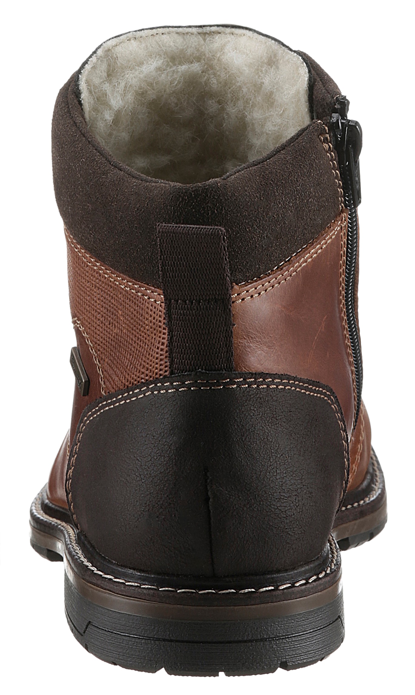 Rieker Winterstiefelette, Schnürstiefel, Business Schuh mit wasserabweisender TEX-Membran