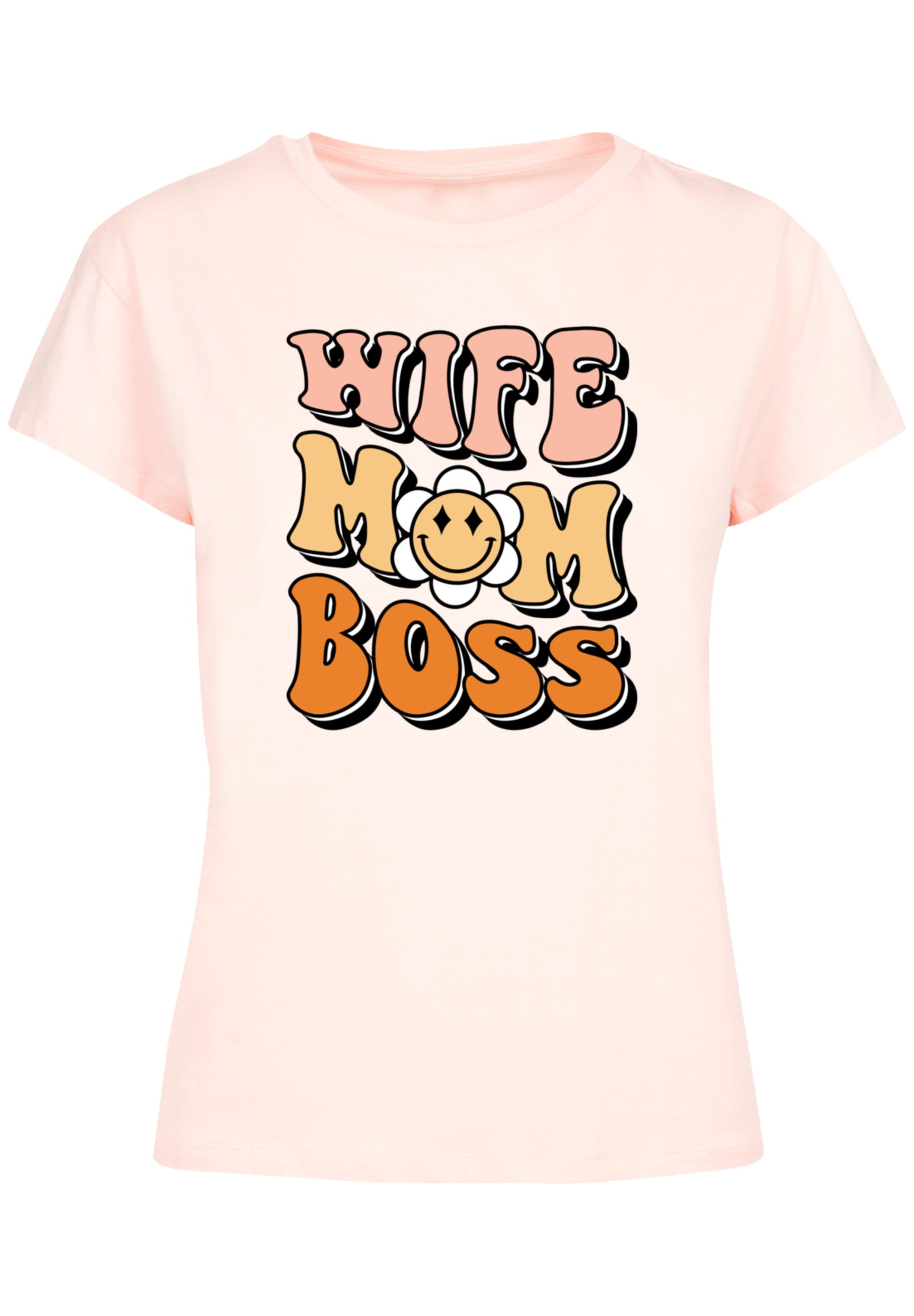 F4NT4STIC T-Shirt »Mothers Day Wife Mom Boss Empowering Message Modern«, Premium Qualität